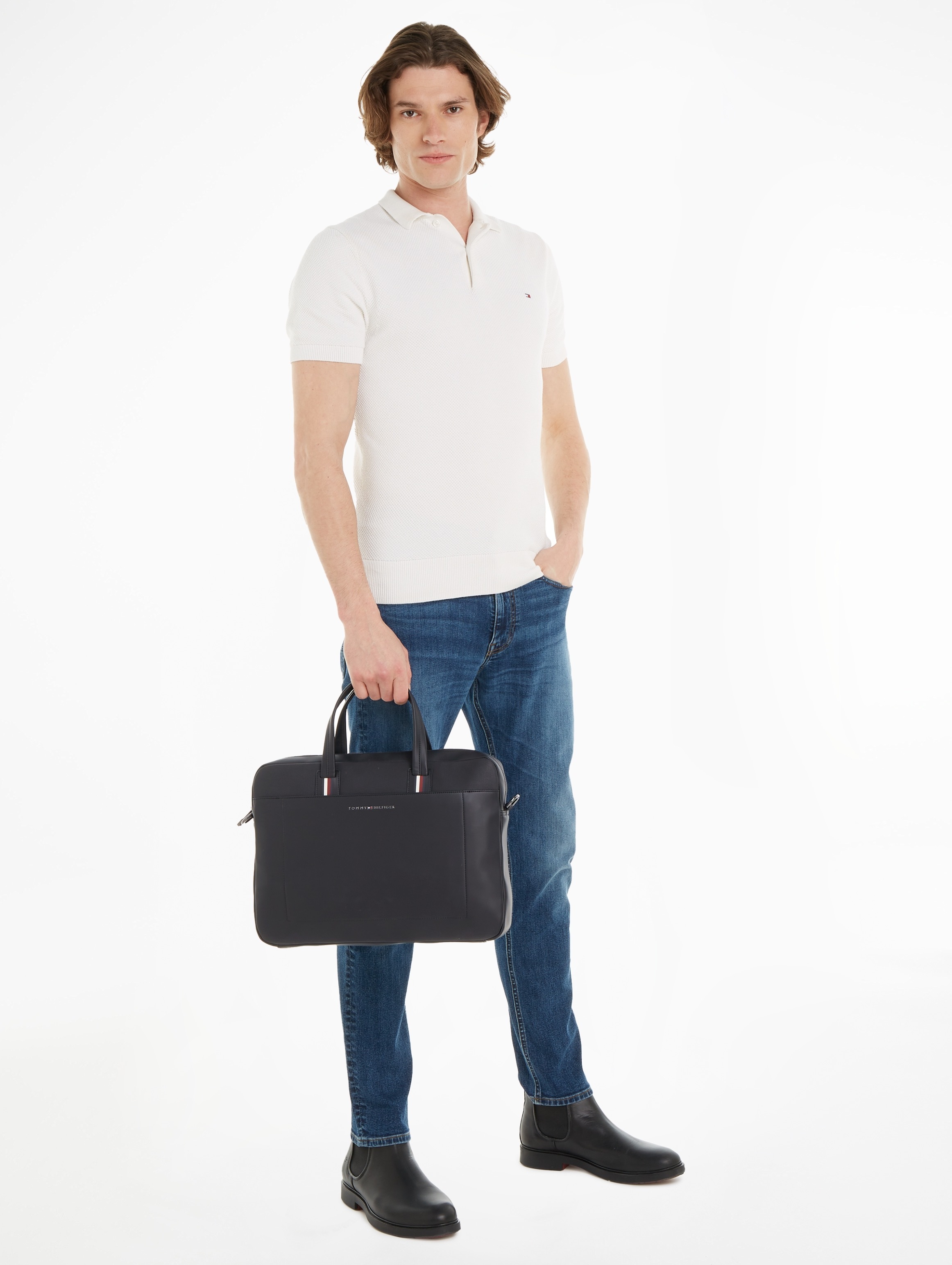 Tommy Hilfiger Messenger Bag »TH CORPORATE COMPUTER BAG«, im dezenten Design