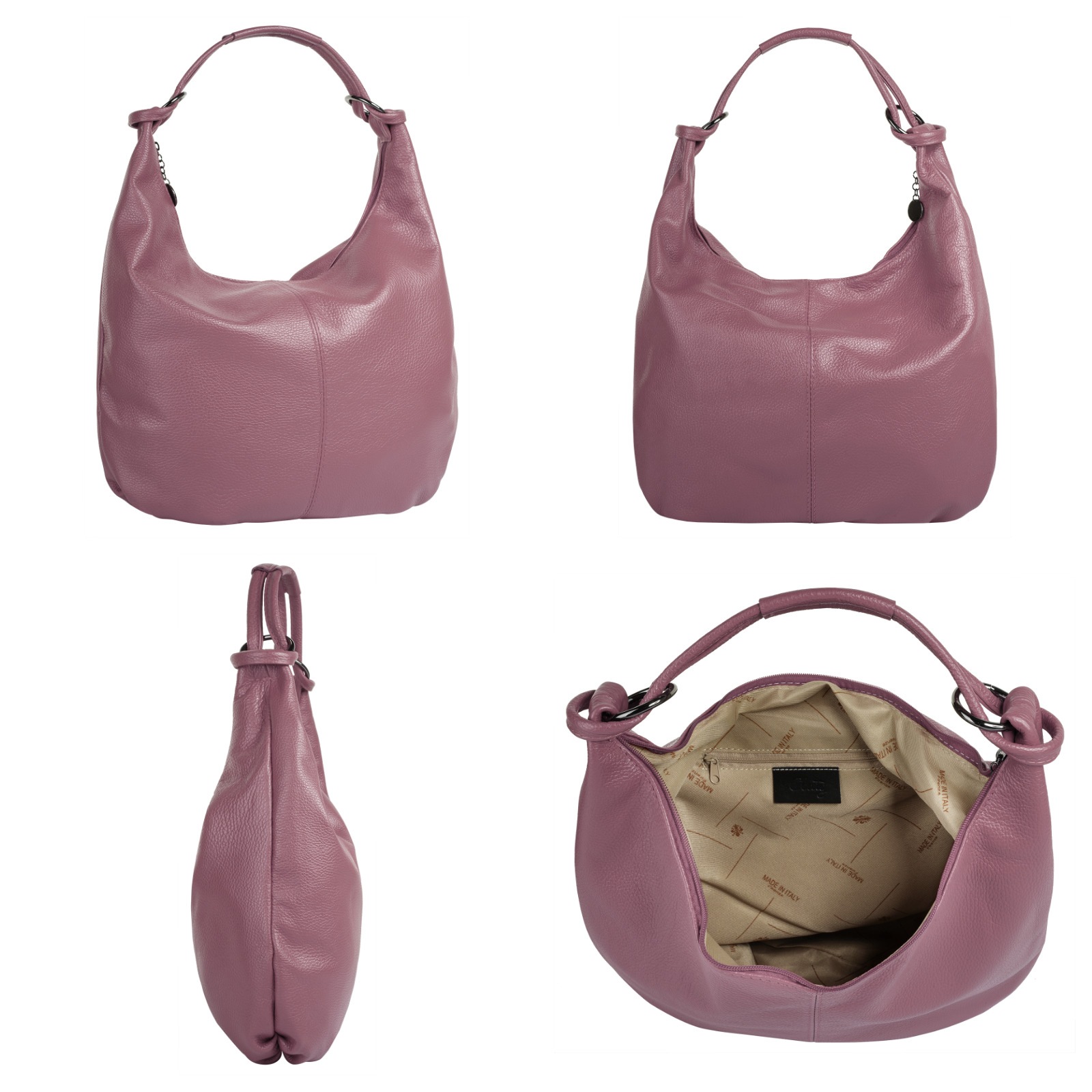 Cluty Shopper, echt Leder, Made in Italy