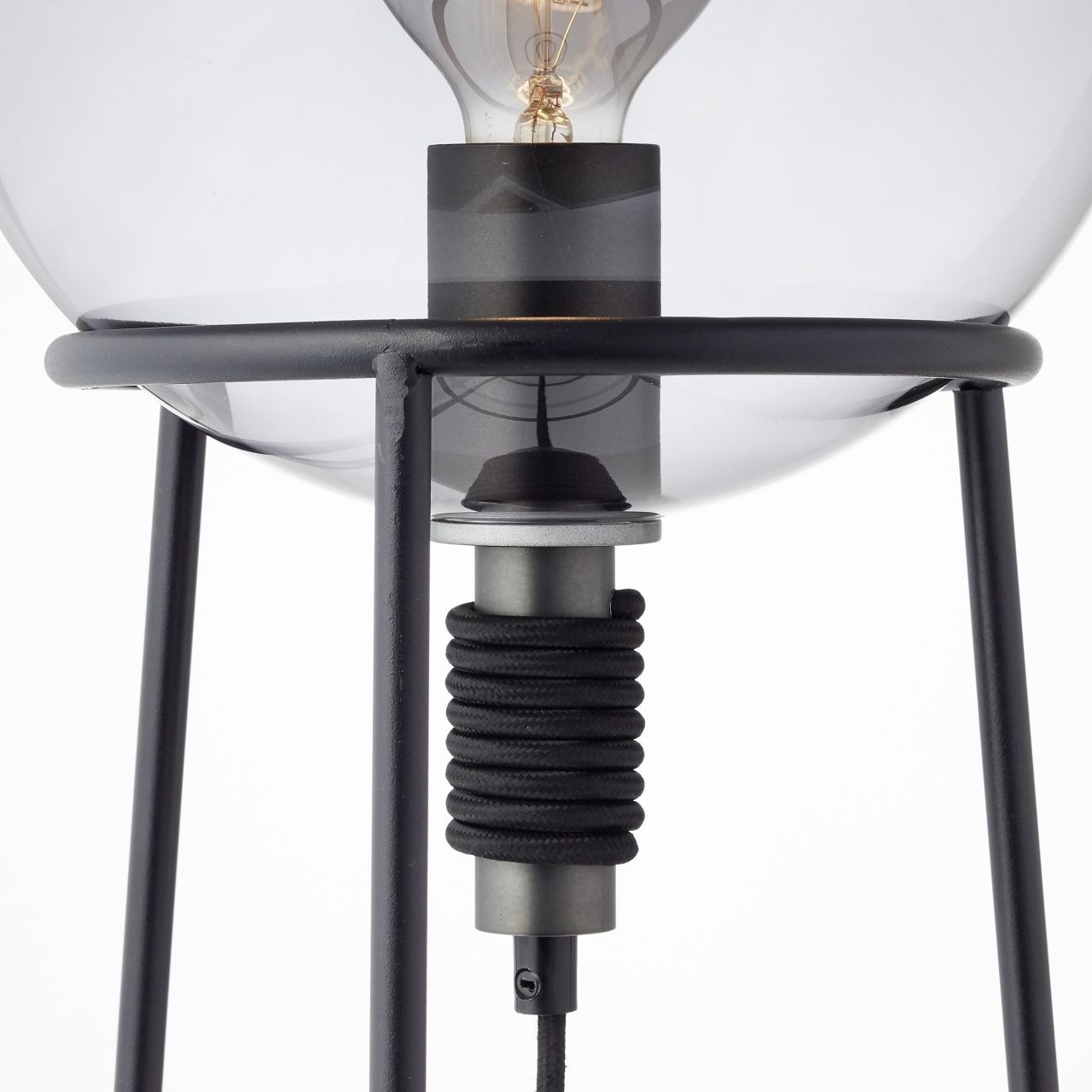 Brilliant Stehlampe »Pheme«, 1 flammig-flammig, Glas Standleuchte - 140cm  Höhe x 35cm Ø - E27 Fassung | BAUR