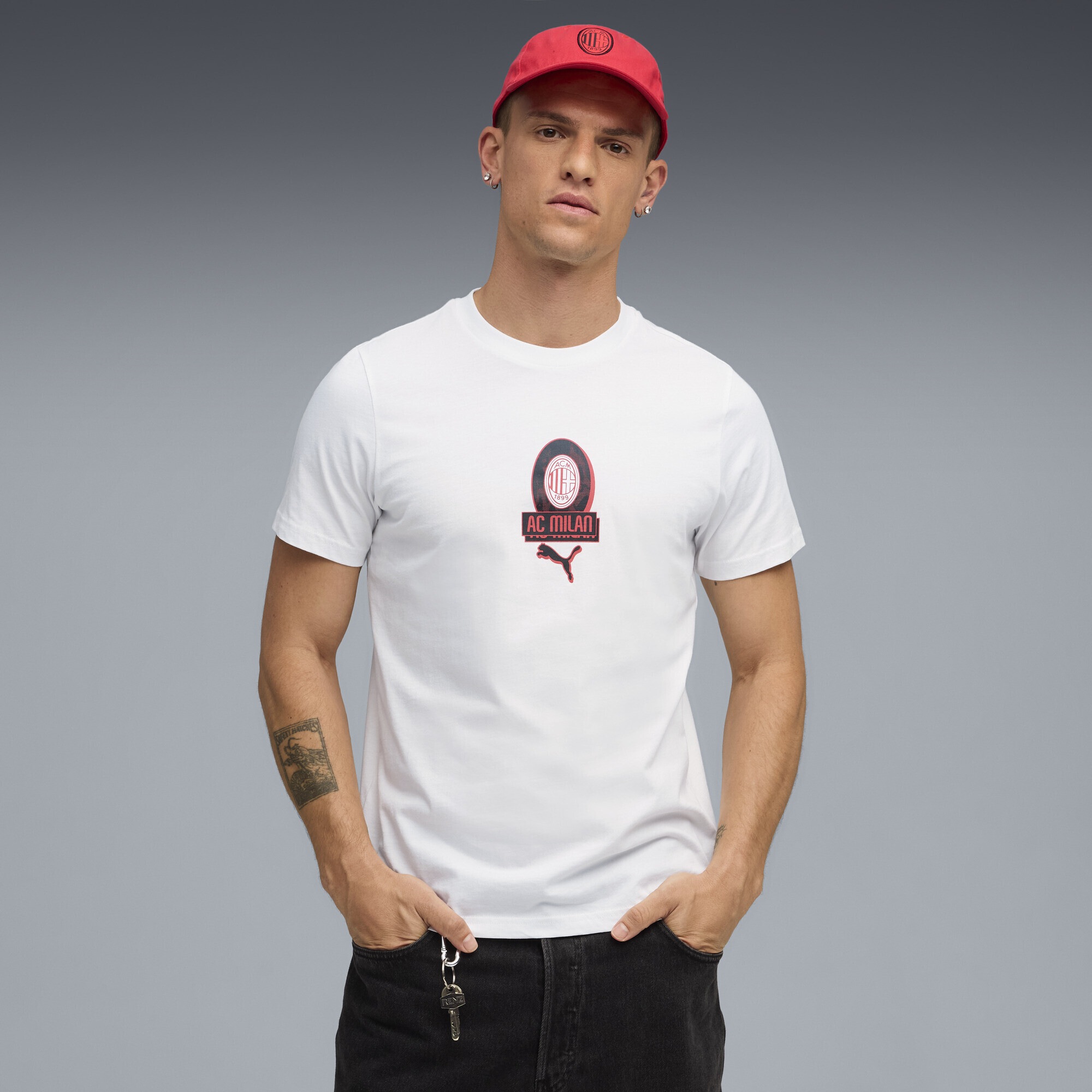 PUMA T-Shirt »AC Milan FtblCulture T-Shirt Herren«