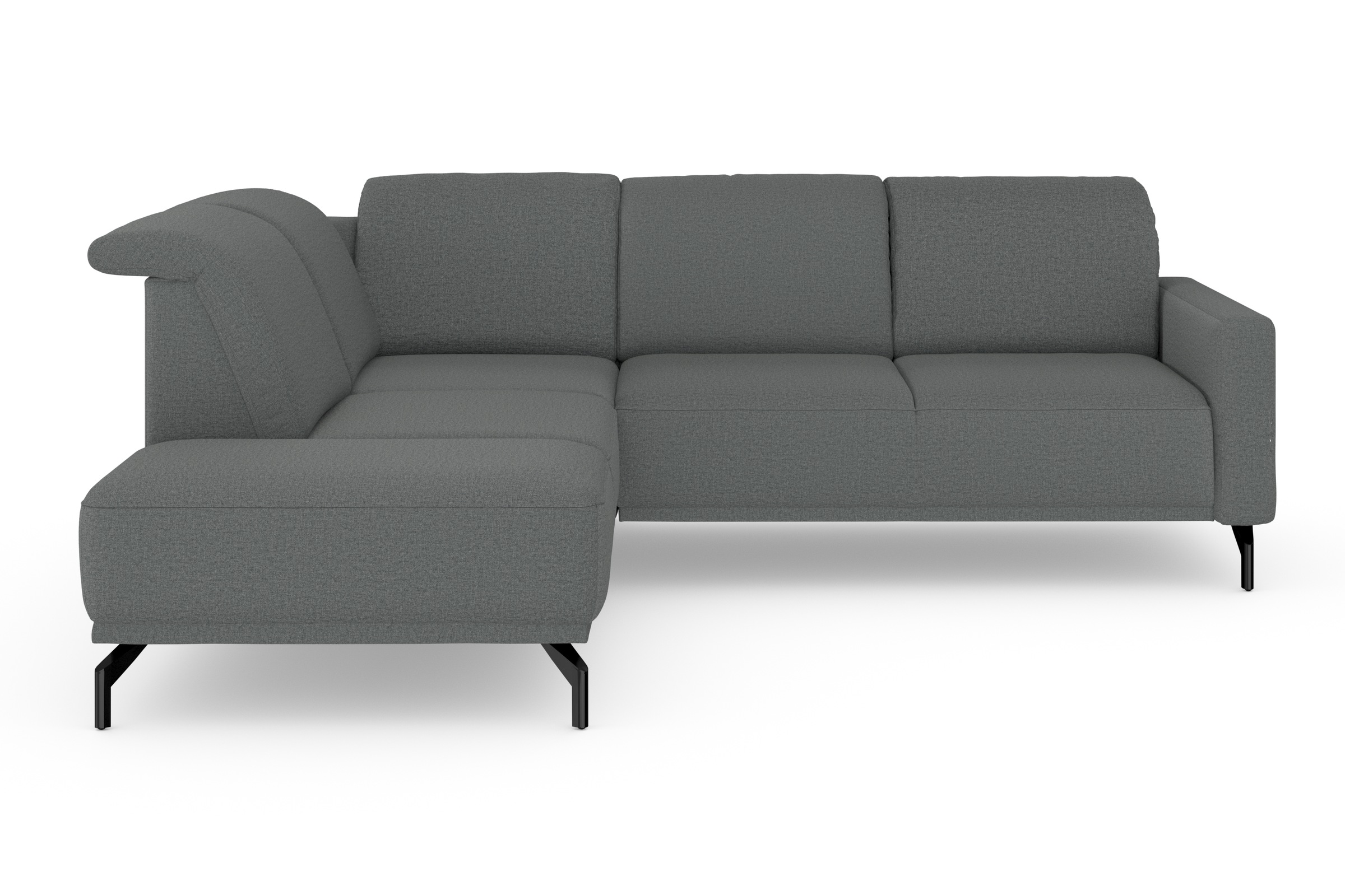 sit&more Ecksofa »Bailando L-Form«, wahlweise mit Kopfteilverstellung und Vorziehsitz, motorisch