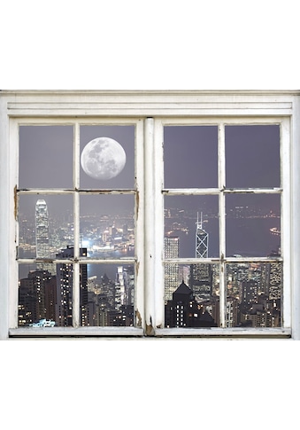 queence Wandsticker »New York City bei Nacht«