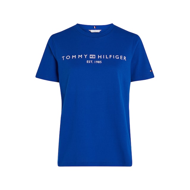 Tommy Hilfiger T-Shirt, mit Markenlabel auf der Brust online kaufen | BAUR