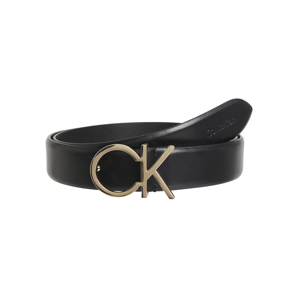 Calvin Klein Ledergürtel, mit Monogramm-Schnalle