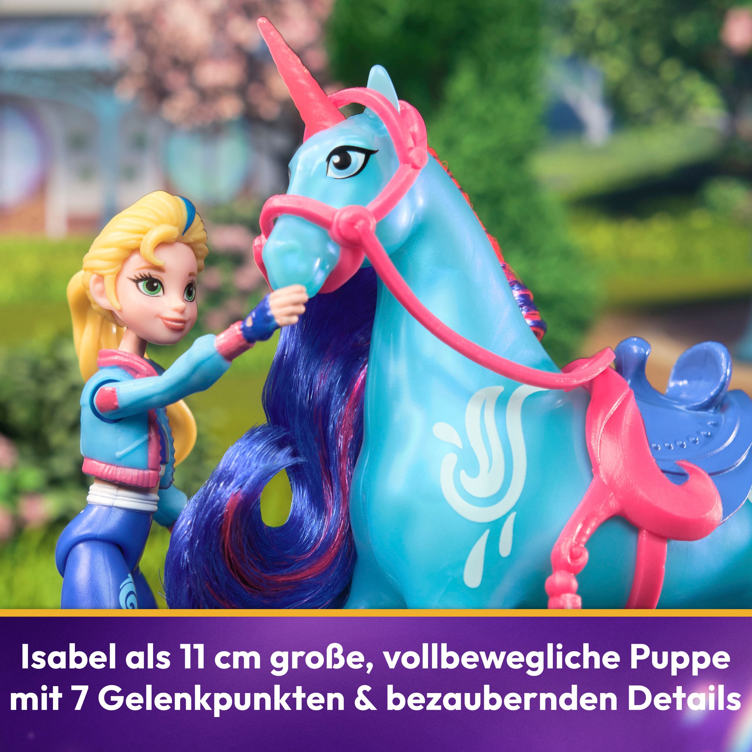 Spin Master Anziehpuppe »Unicorn Academy - Small Doll & Unicorn - Isabel & River«