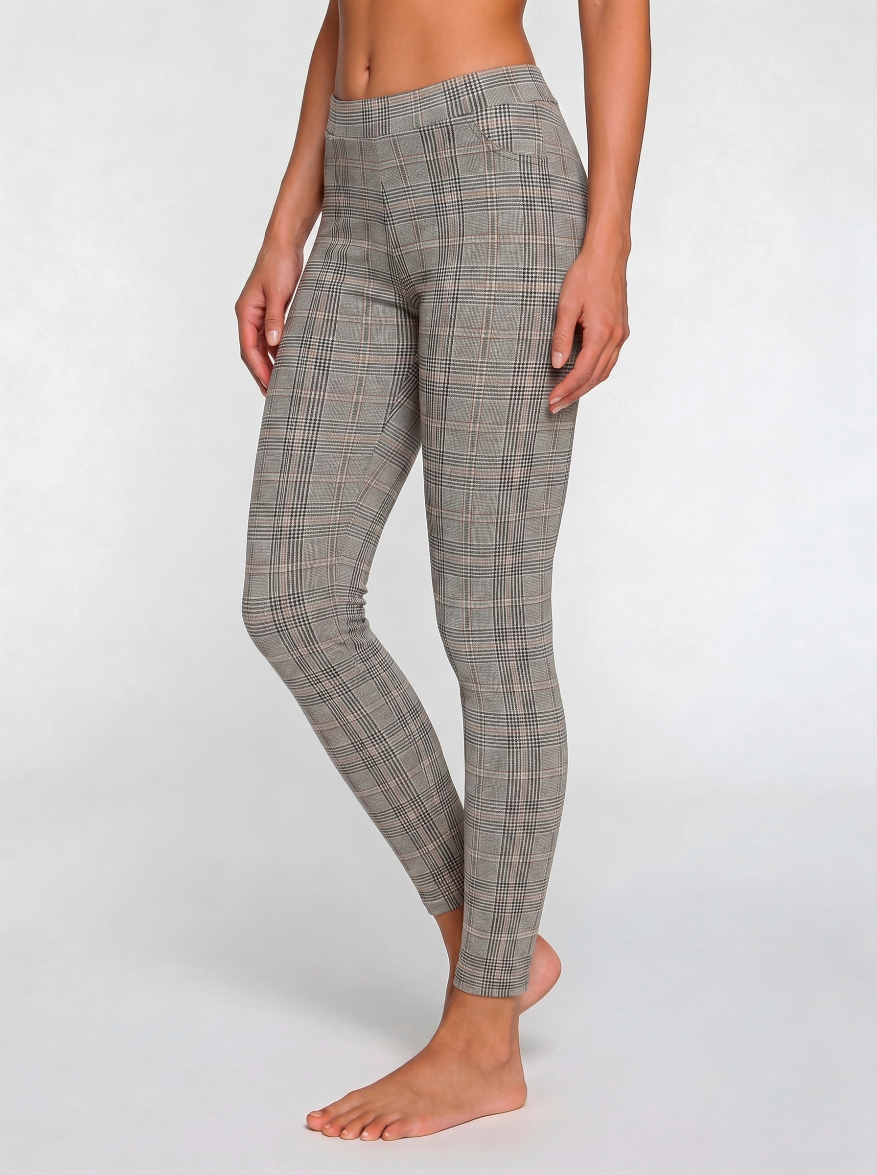 LASCANA Leggings "Jeggings" mit kleiner Biese vorne am Bein