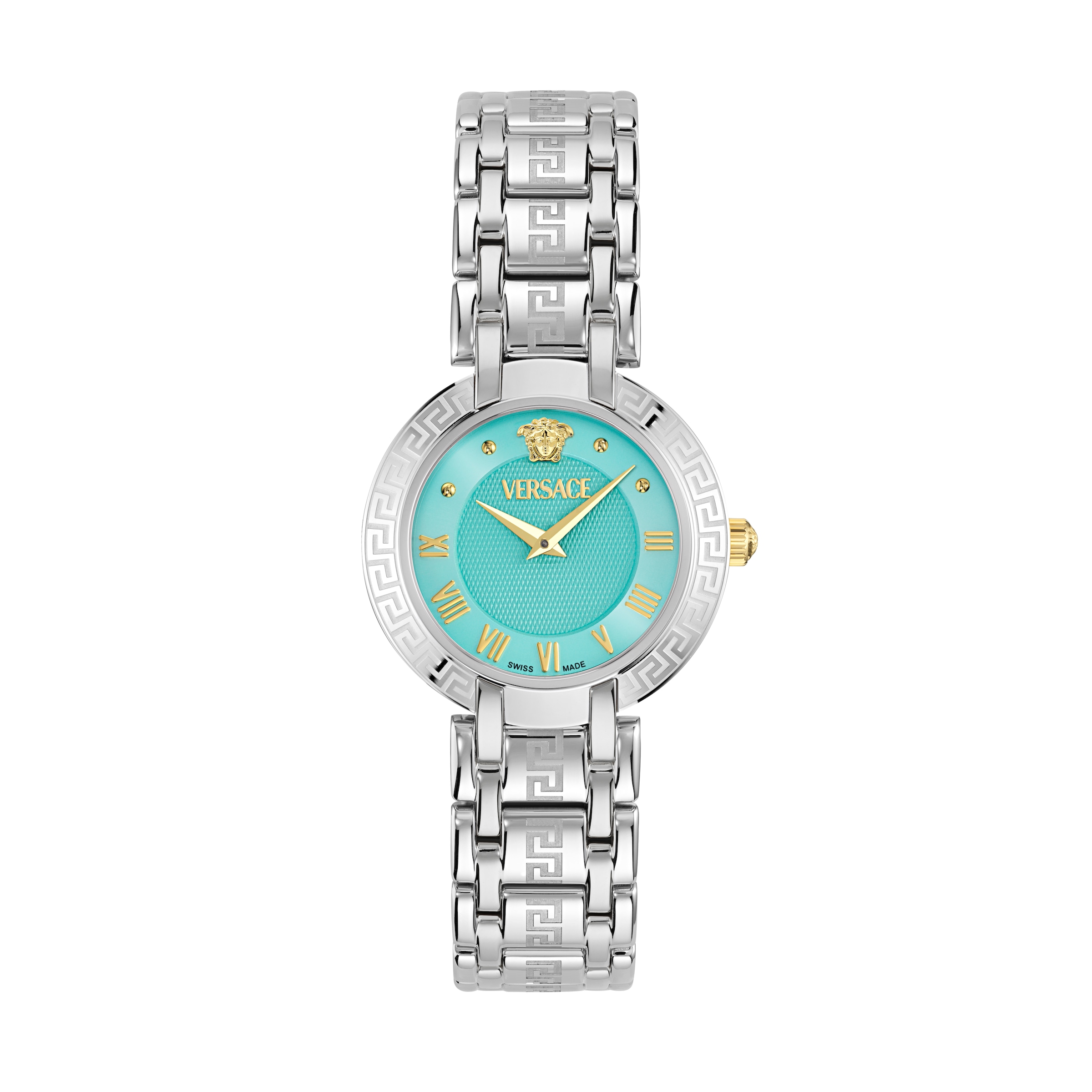 Versace Quarzuhr »ANTLIA« Armbanduhr, Damenuhr, Swiss Made, Edelstahlarmband, analog