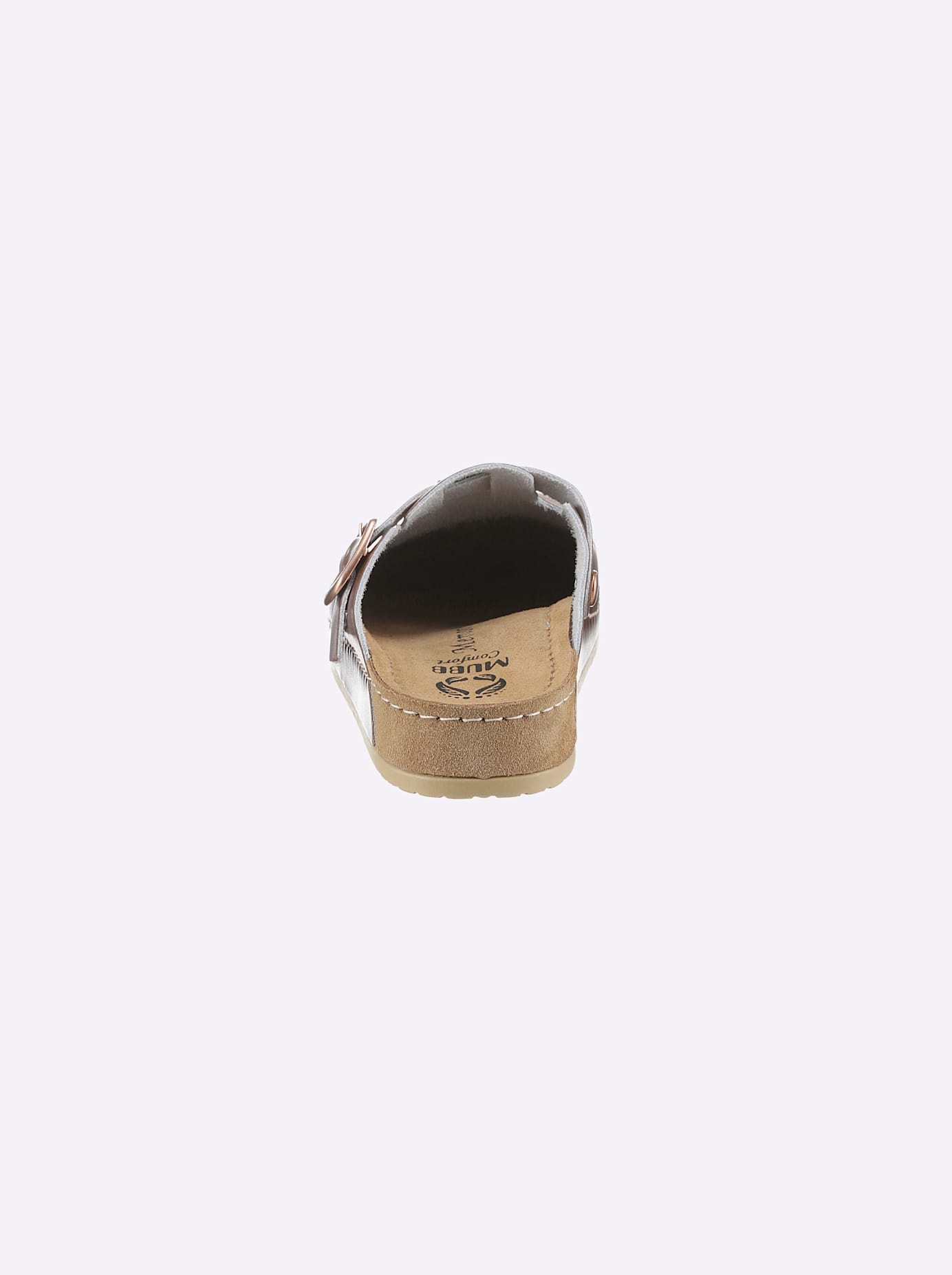 MUBB Clog Women's Rose Gold Leather Size 40 3