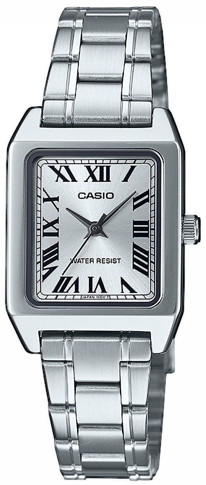 CASIO TIMELESS COLLECTION Armbanduhr, Damenuhr, analog, Edelstahlarmband
