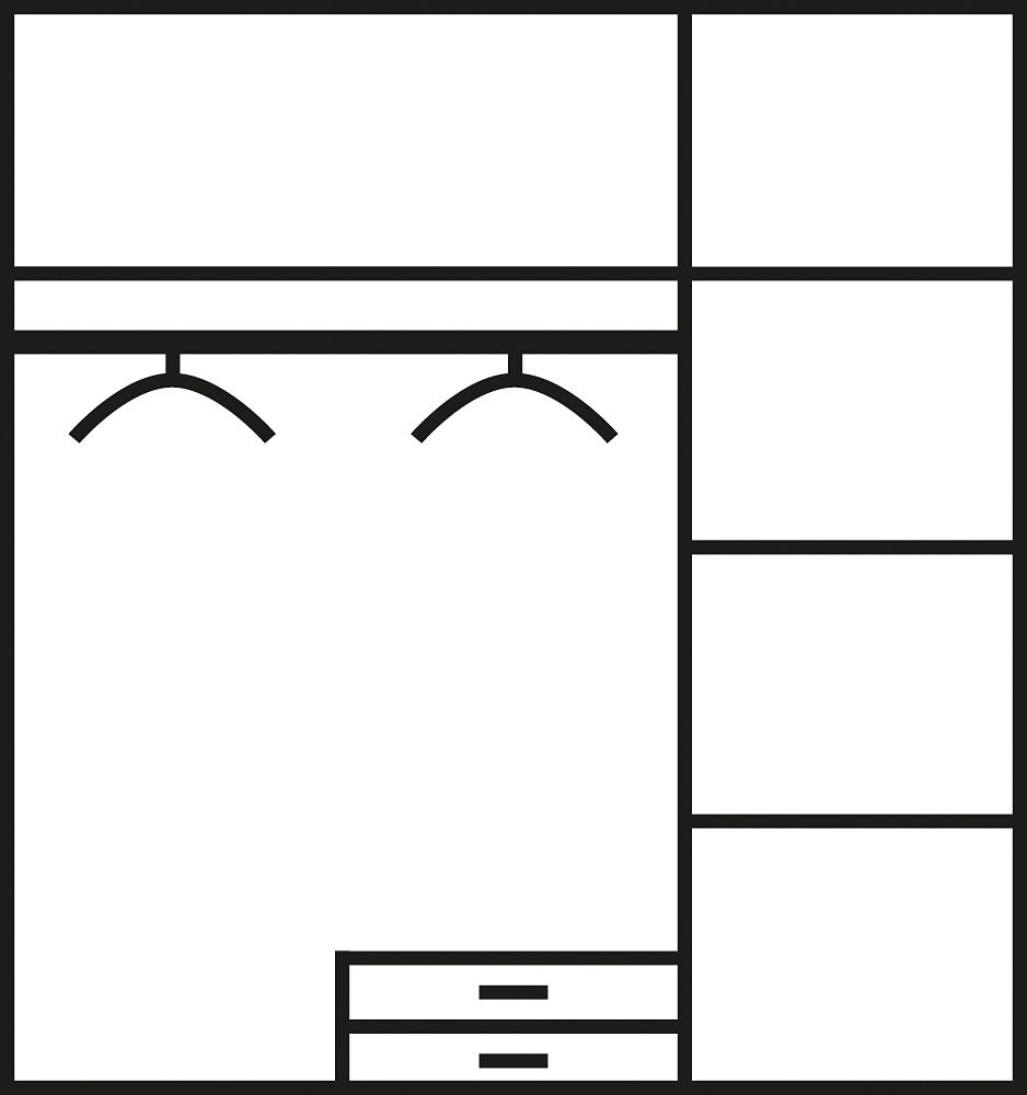 priess Jugendzimmer-Set Set, 5 Stk. tlg. günstig online kaufen