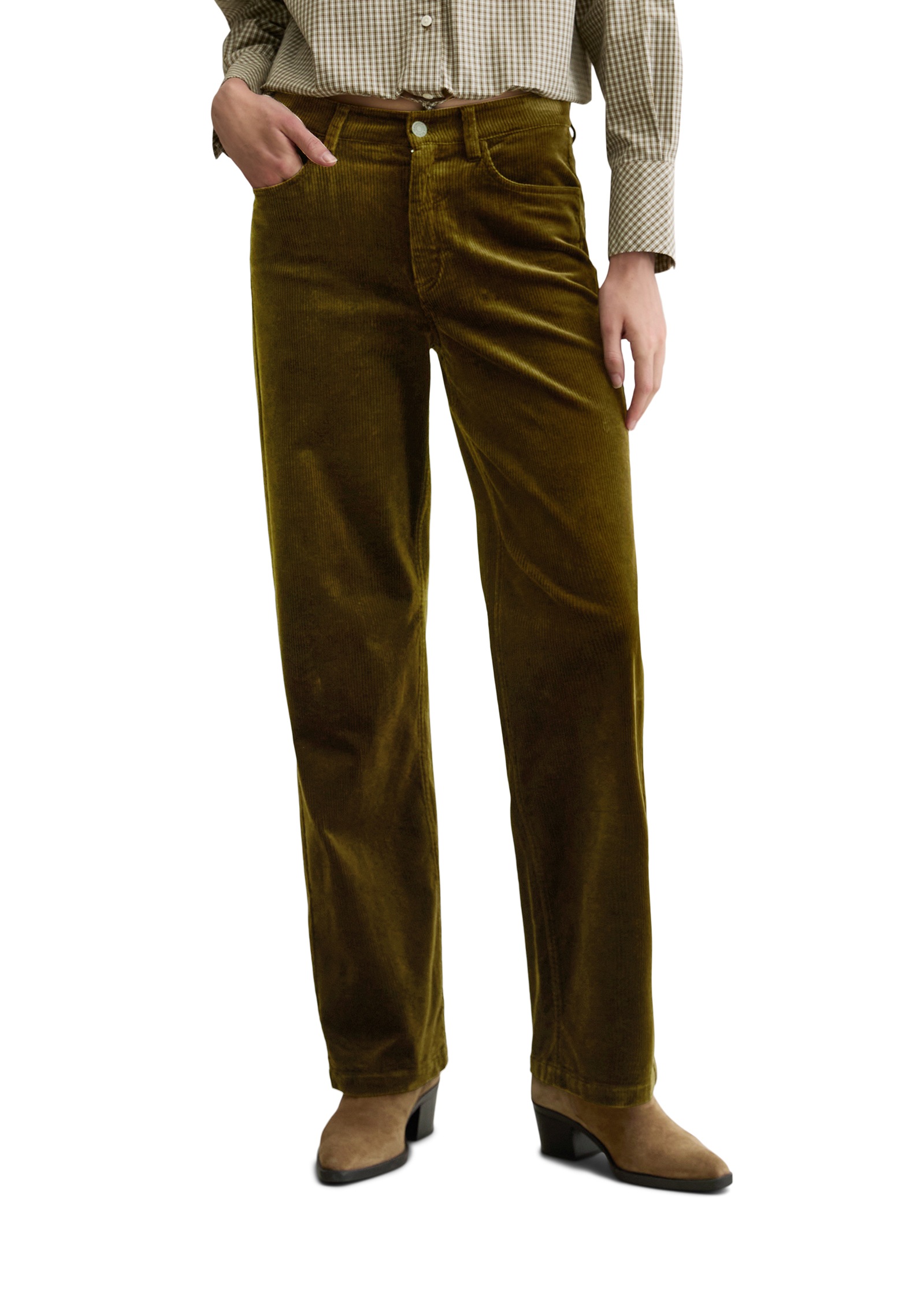 Marc OPolo DENIM Cordhose "Tomma Wide" mit Rippstruktur, aus Bio-Baumwoll-M günstig online kaufen