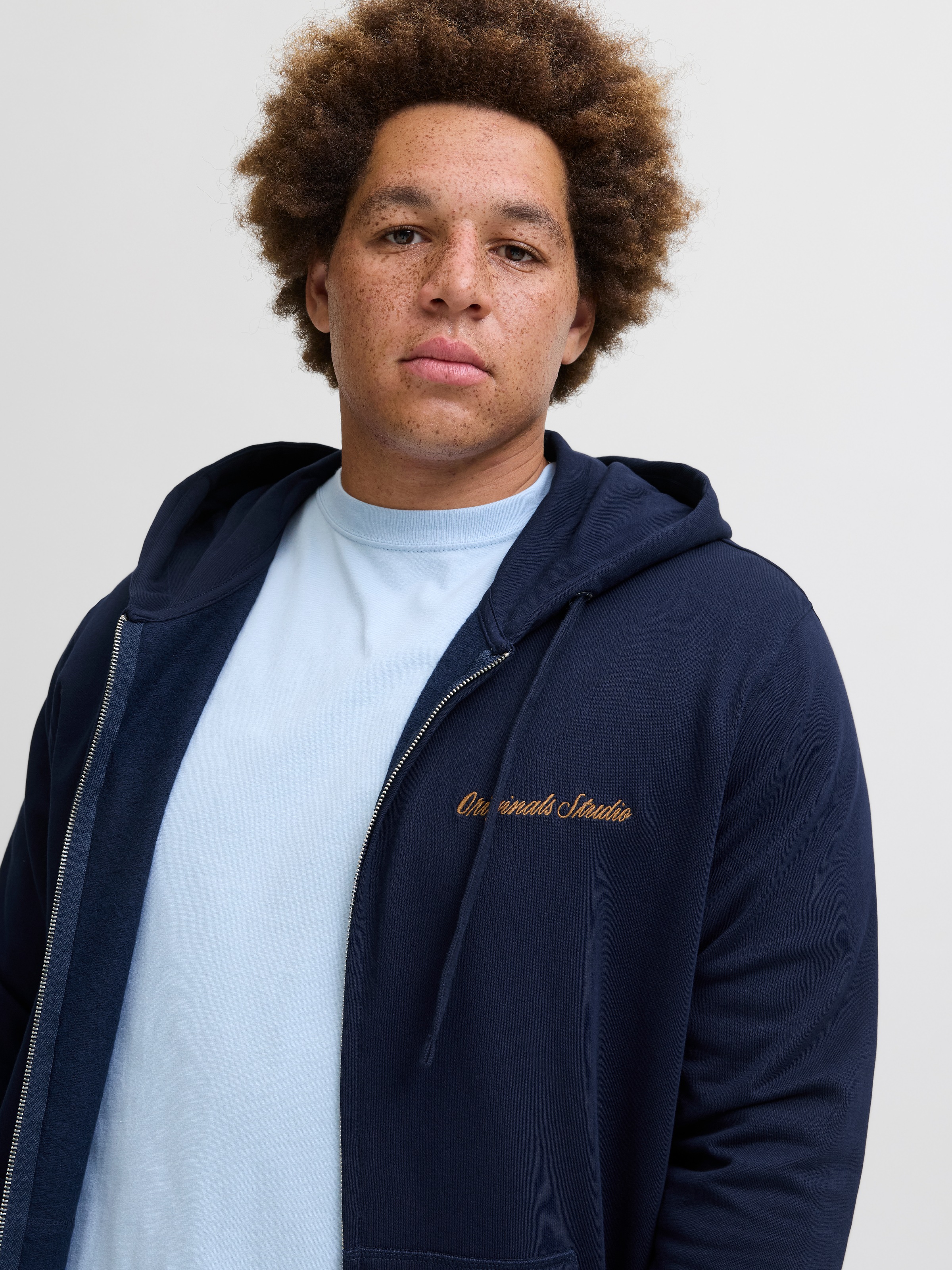 Jack & Jones PlusSize Kapuzensweatshirt "JORNORREBRO EMB SWEAT ZIP HOOD PLS günstig online kaufen