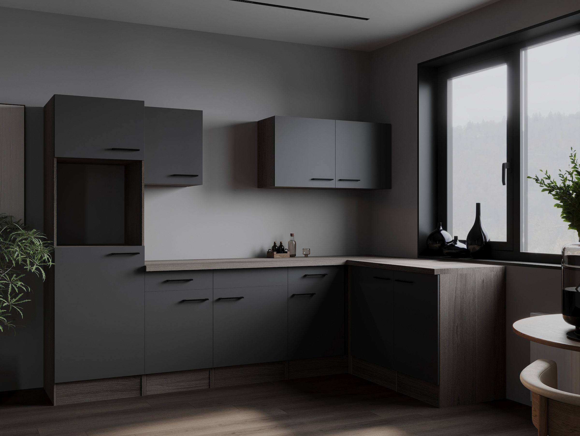 RESPEKTA Winkelküche »Oliver« Breite 280 cm, 90 cm Arbeitshöhe, in exklusiver Konfiguration für OTTO