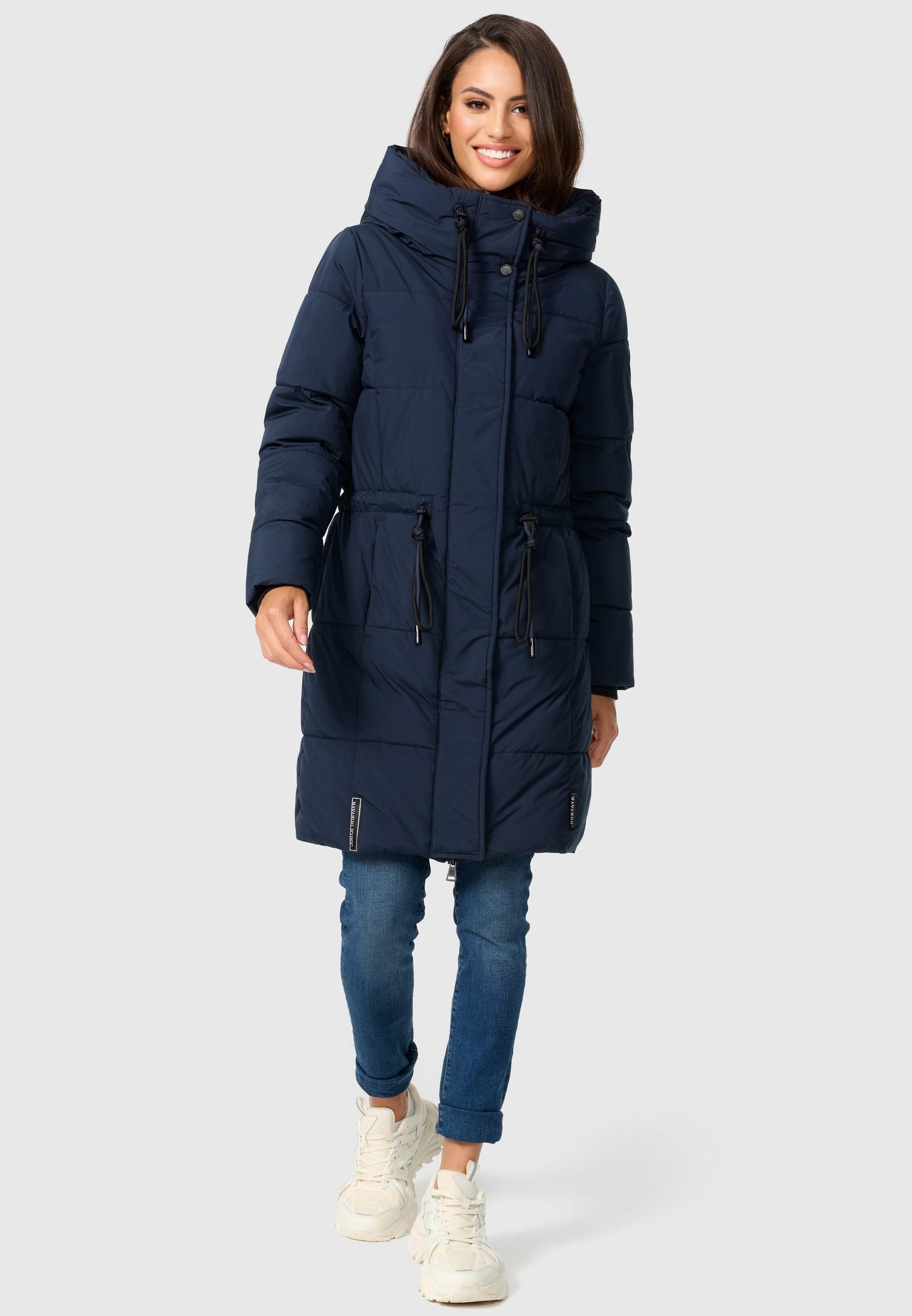 Navahoo Steppmantel »Zuckertatze XIV«, Stylischer Winterparka mit verstellbarer Kapuze