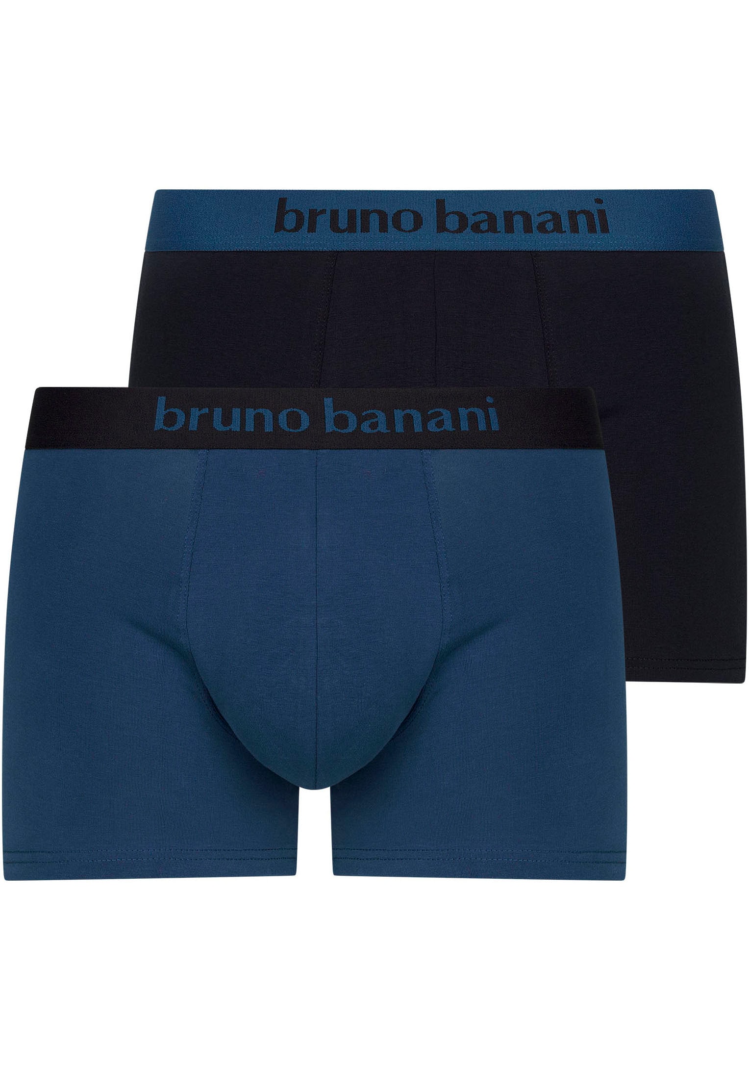 Bruno Banani Boxer "Flowing", (2er Pack), mit kontrastreichem Logobund günstig online kaufen