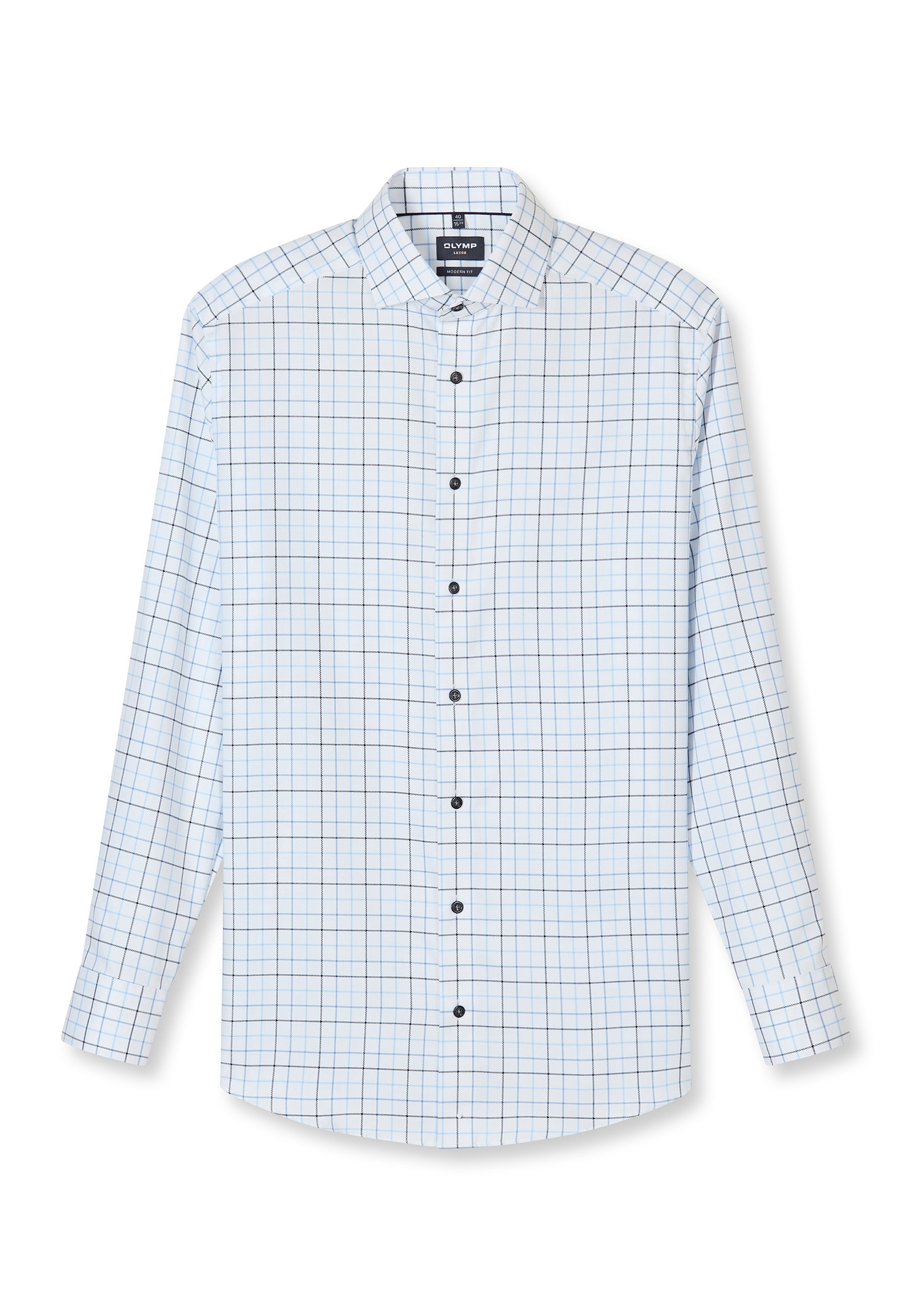OLYMP Luxor Modern Fit Shirt Blue 46 10