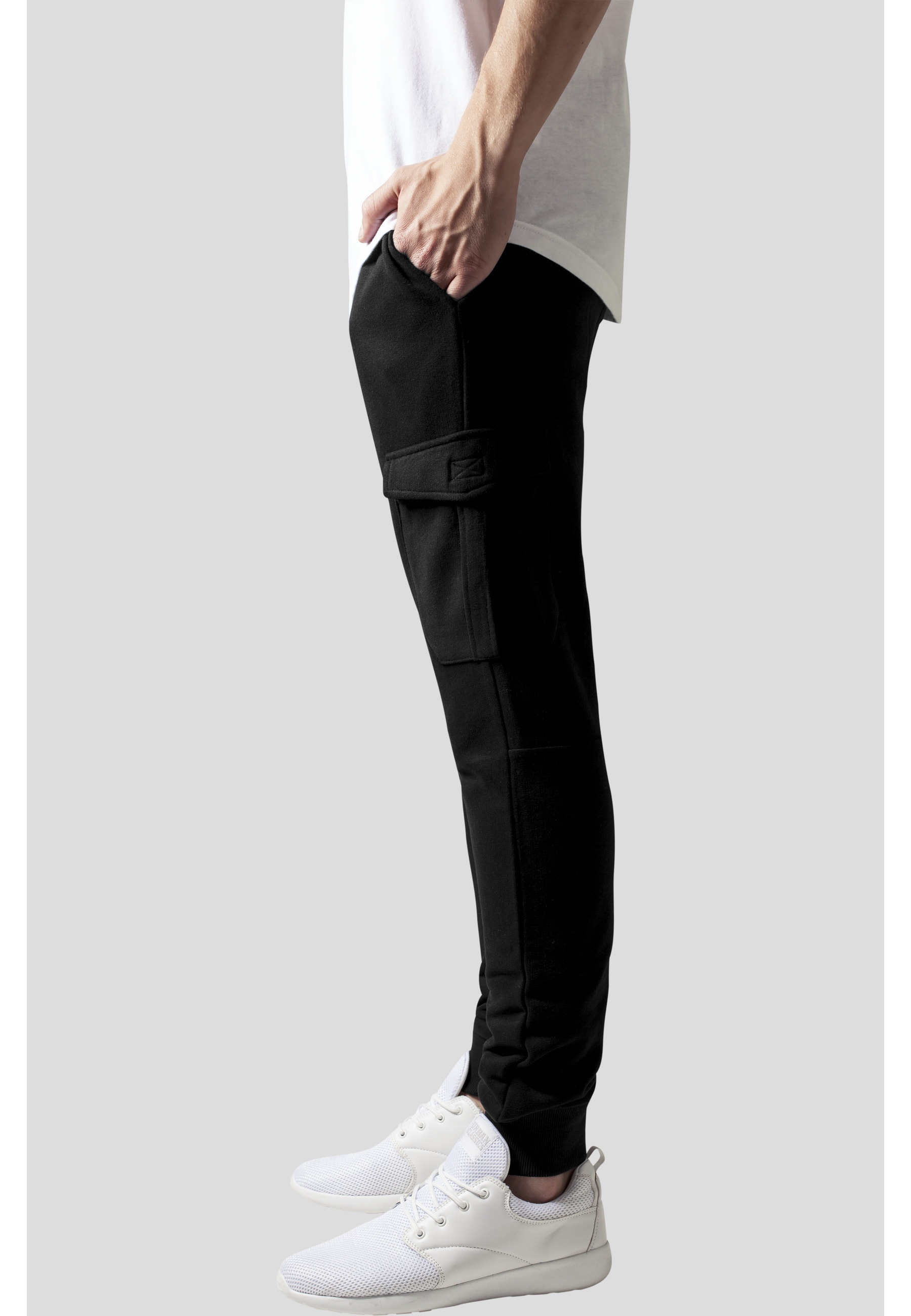 URBAN CLASSICS Cargohose »Urban Classics Herren Fitted Cargo Sweatpants«