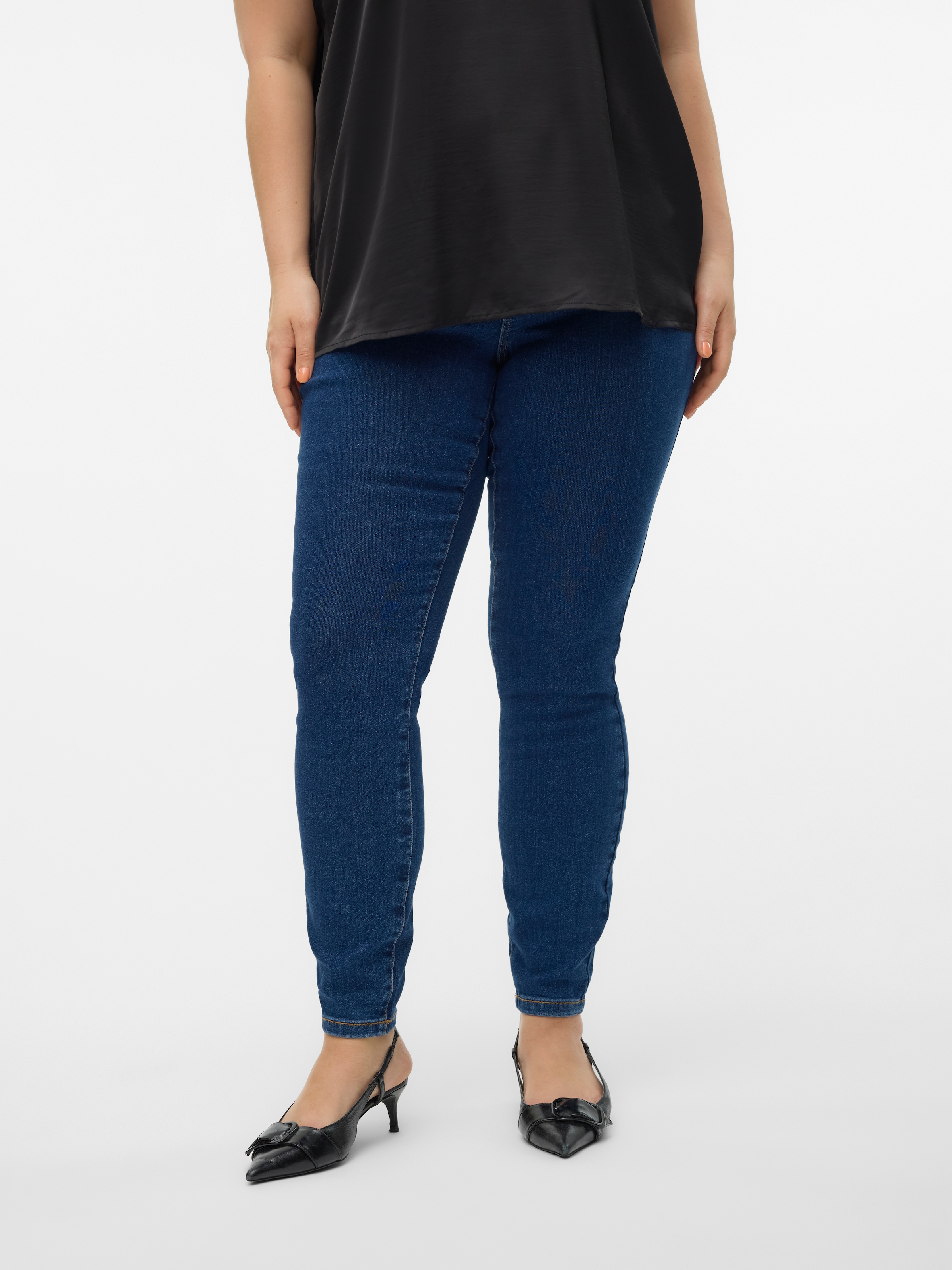 Vero Moda Curve Skinny-fit-Jeans »VMCELLY MR SKINNY JEANS BLUE CUR NOOS«