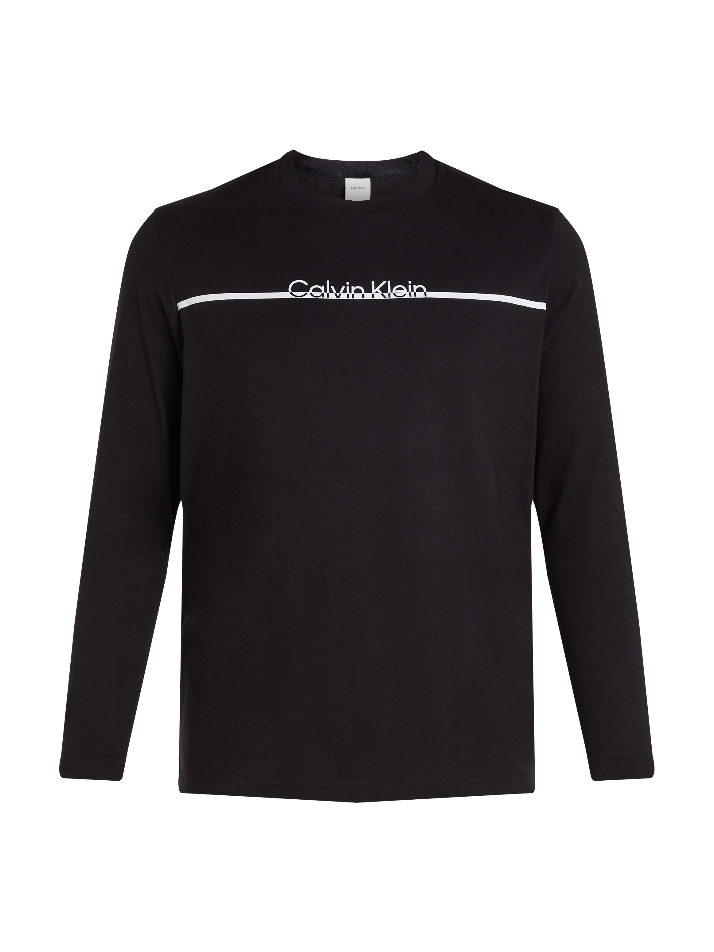 Calvin Klein Big&Tall Rundhalsshirt »BT_SPLIT LINE LOGO LS T-SHIRT«, in Großen Größen mit Logoprint