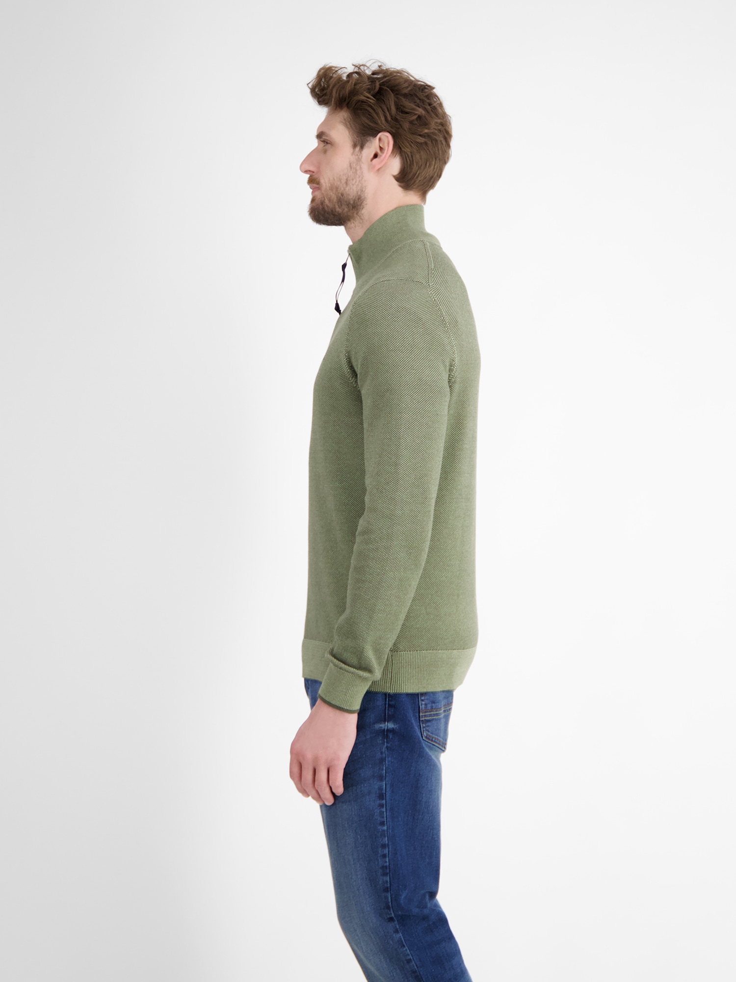 LERROS Troyer »LERROS Herren Stricktroyer in lebendiger Optik«