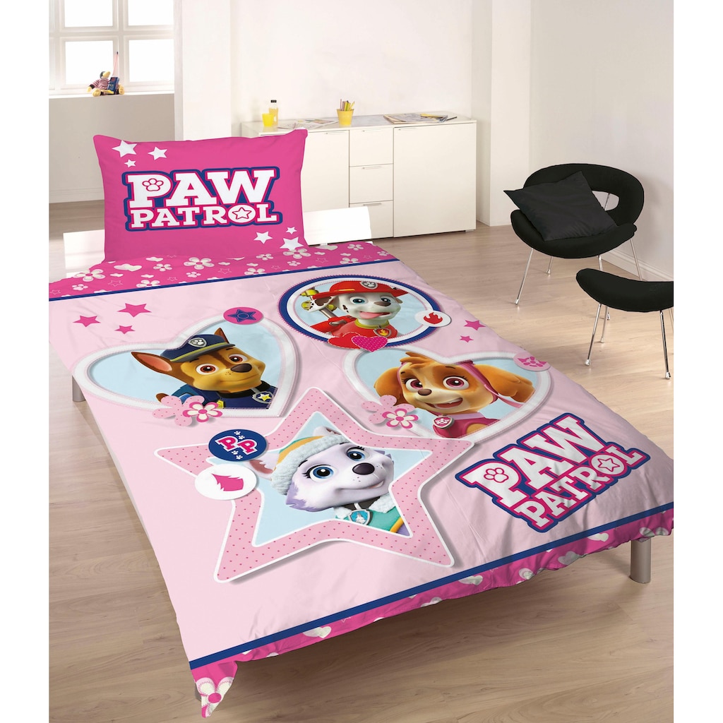 PAW PATROL Jugendbettwäsche »Girly Paws«