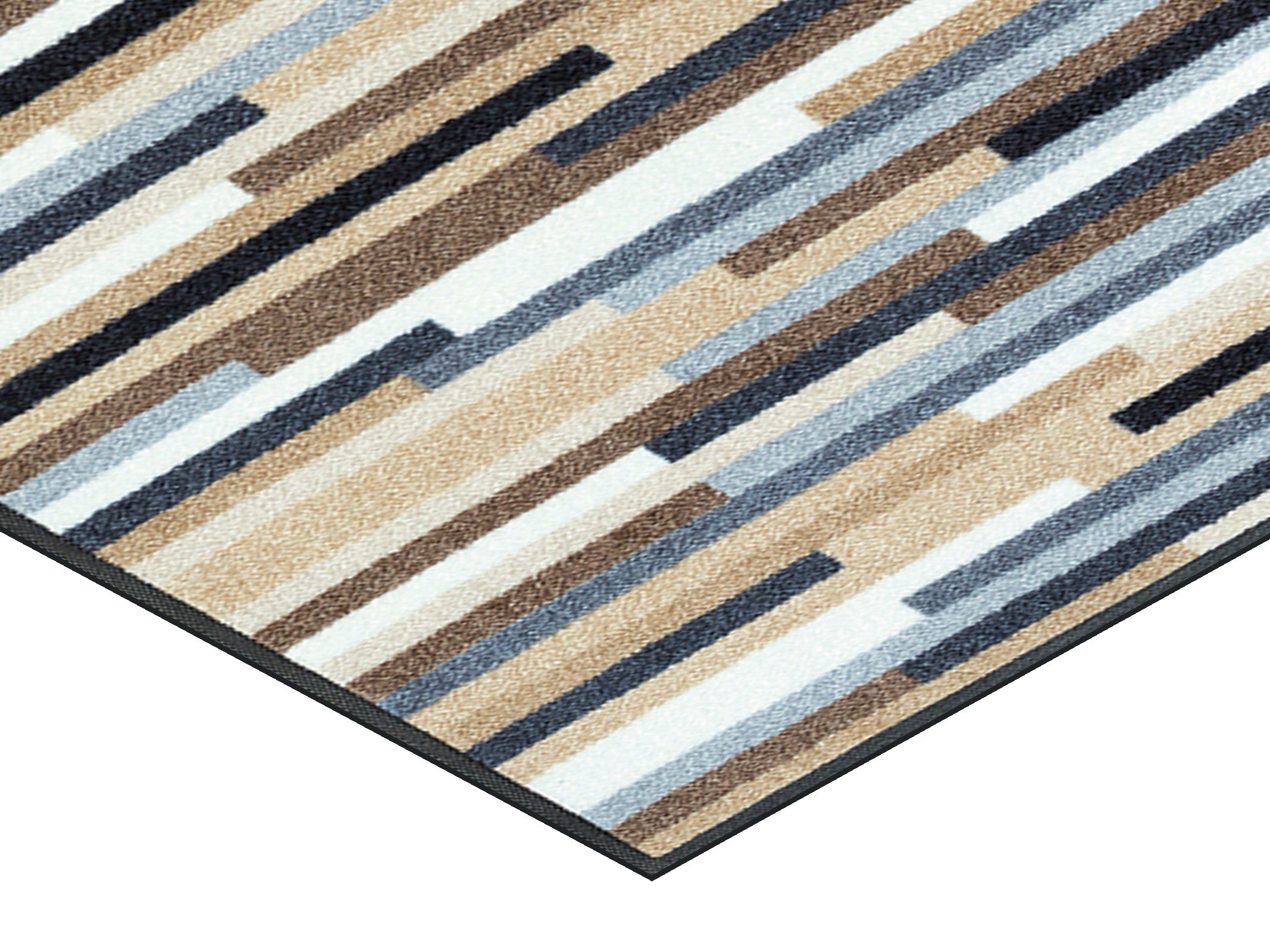 wash+dry by Kleen-Tex Teppich »Mikado Stripes« rechteckig 7 mm Höhe modernes Streifen Design, rutschhemmend, waschbar