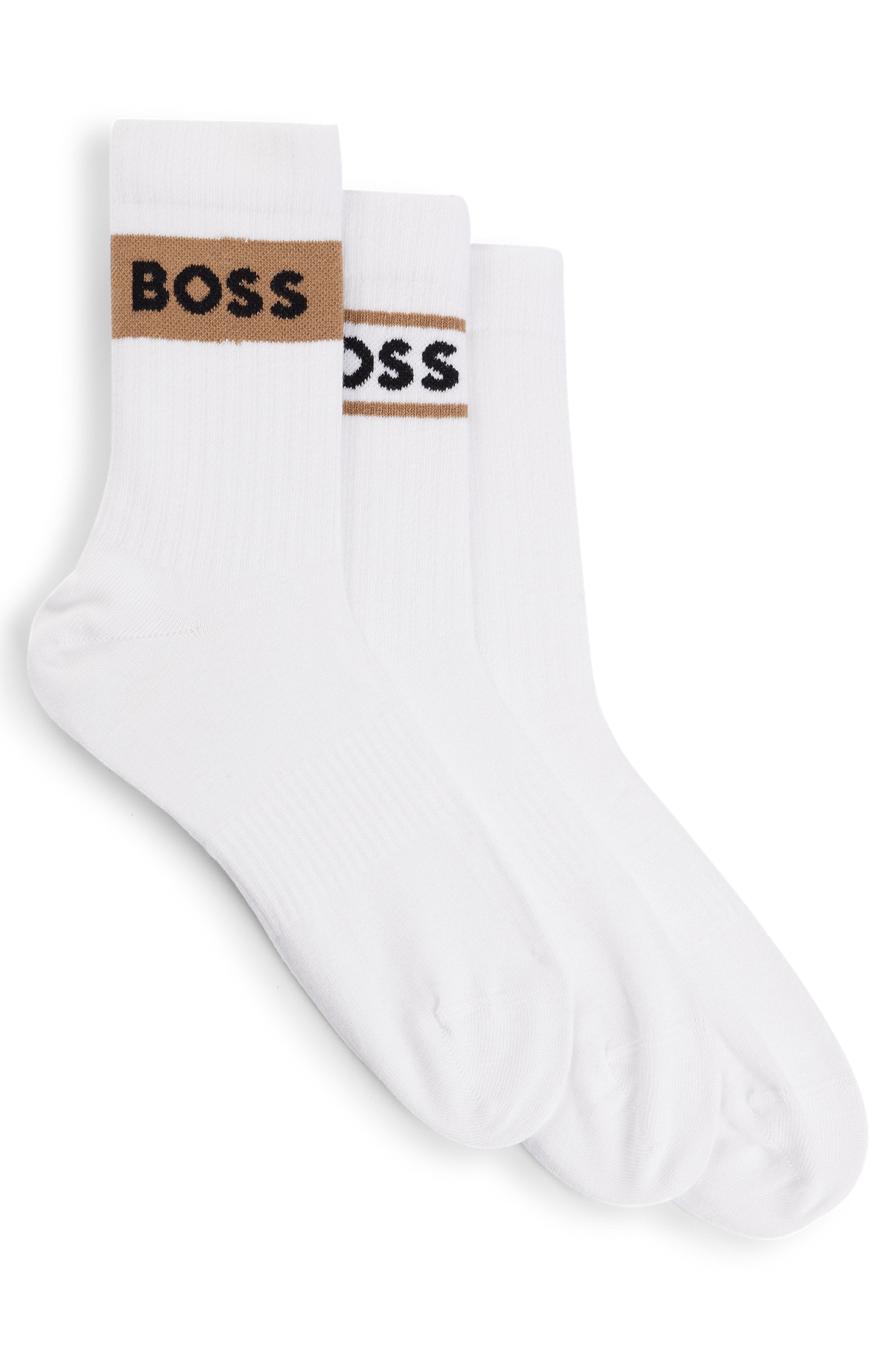 BOSS Socken »3P QS Giftset Ico«, (Packung, 2 Paar), mit HUGO Schriftzug