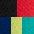 grün, lime, blau, rot, schwarz