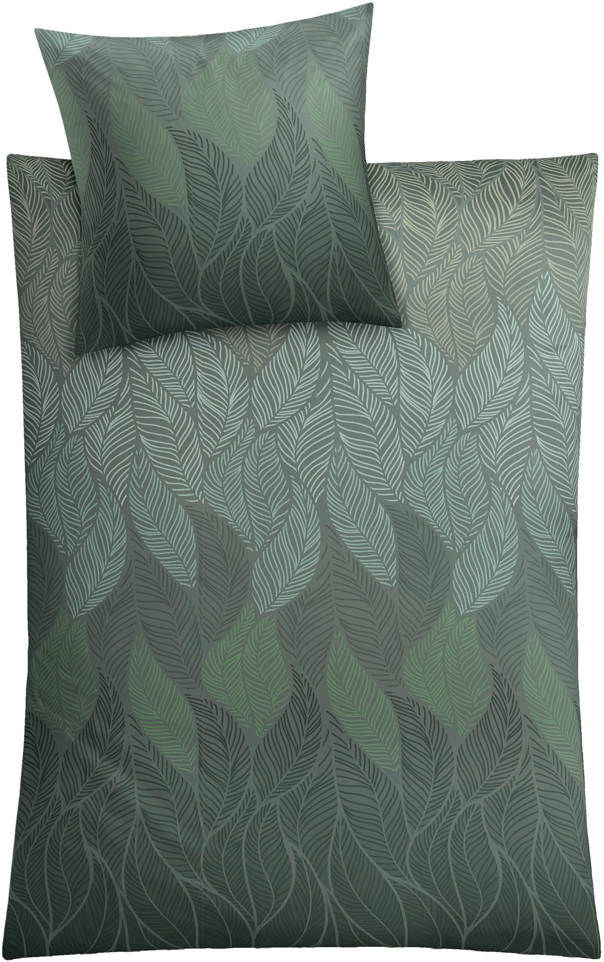 Kleine Wolke Bettwäsche "Jamiro" 2 Stk. mit Blättern günstig online kaufen