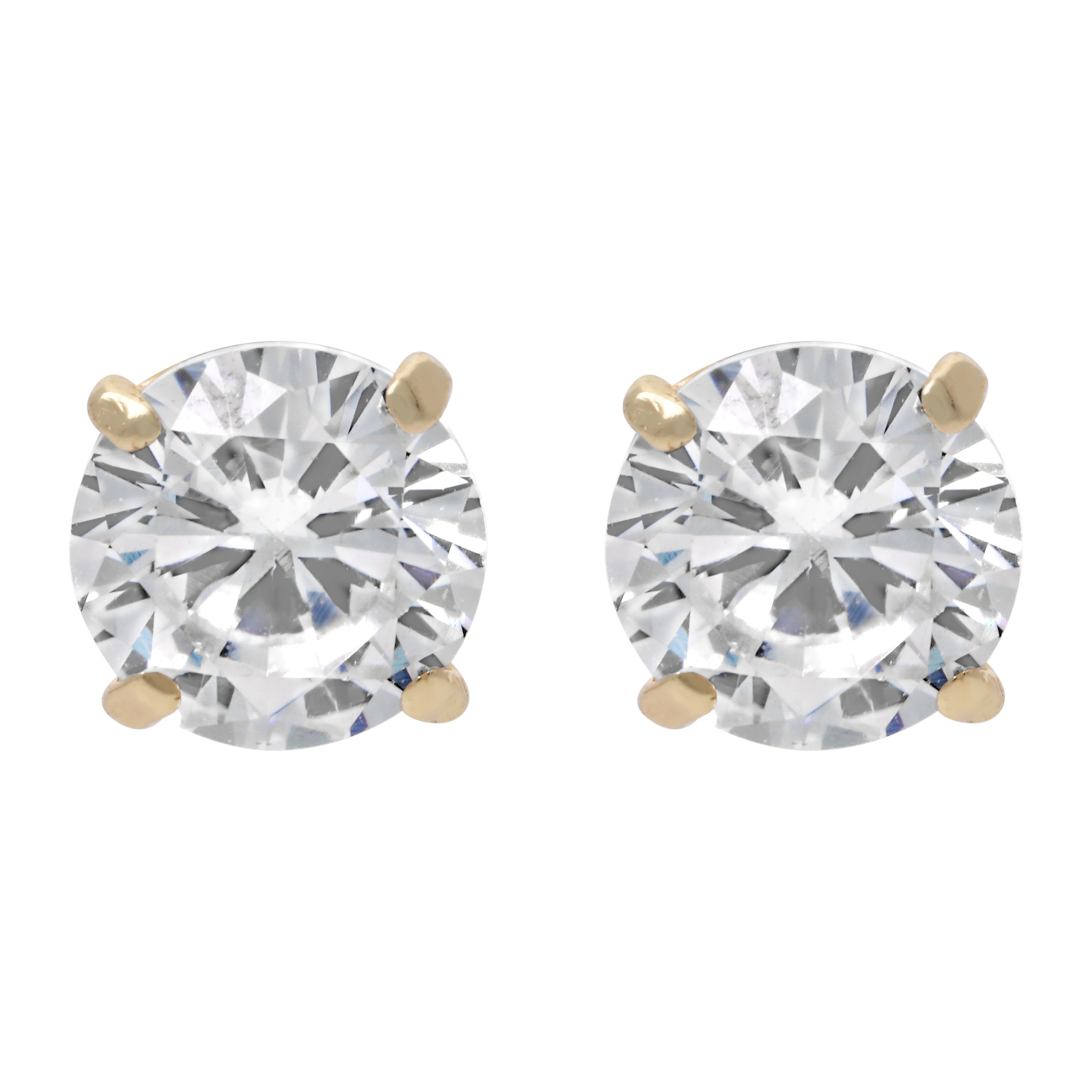 Firetti Paar Ohrstecker »Schmuck Geschenk Gold 375 Ohrschmuck Ohrringe Solitär« mit Zirkonia (synth.)