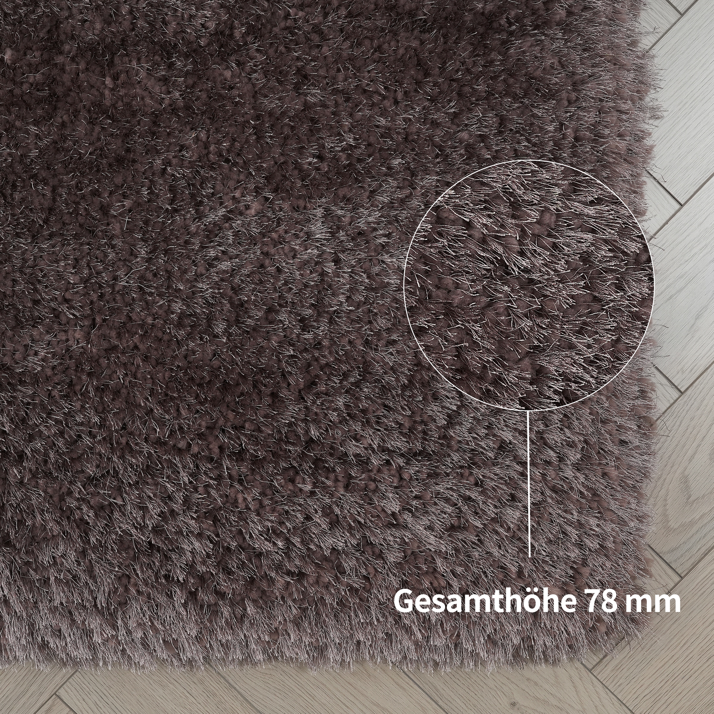 Guido Maria Kretschmer Home&Living Bettumrandung »Micro exclusiv Teppich, sehr hoher Flor, weich durch Mikrofaser«, (3 tlg.), Bettvorleger, Läufer-Set, weich, unifarben, Microfaser, Schlafzimmer