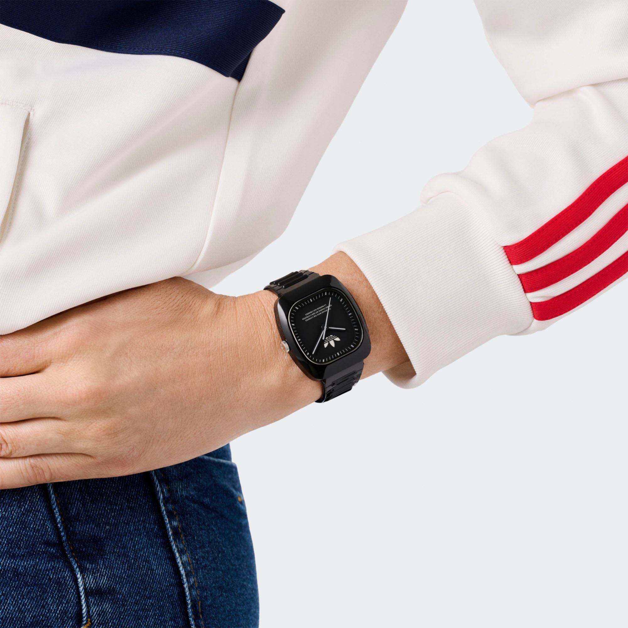 adidas Originals Quarzuhr »RETRO WAVE TWO«, Armbanduhr, Herrenuhr, Damenuhr, unisex, Kunststoffarmband
