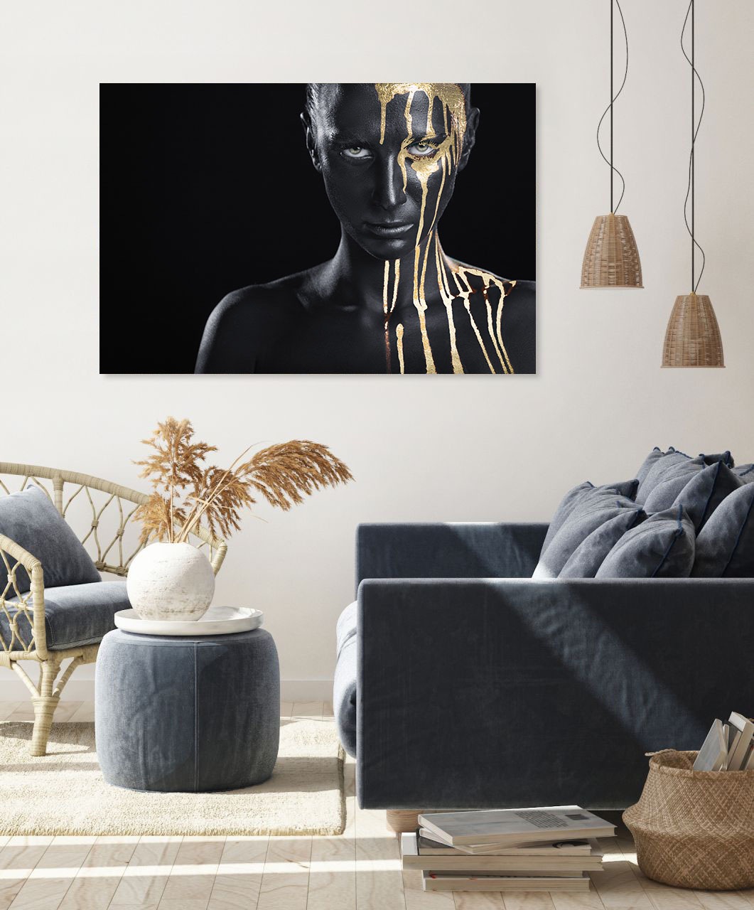 queence Acrylglasbild "Anubis" Bilder von Frauen  Fashion  Frau  Gemälde  M günstig online kaufen