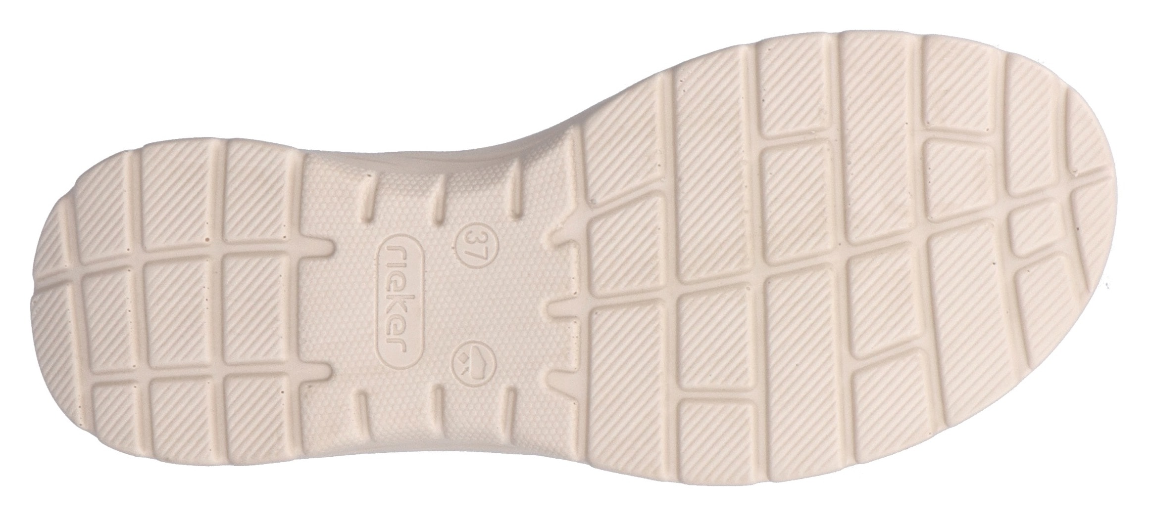 Rieker Sandale, Sommerschuh, Riemchensandalette, Schmuckverzierung, Gummizüge