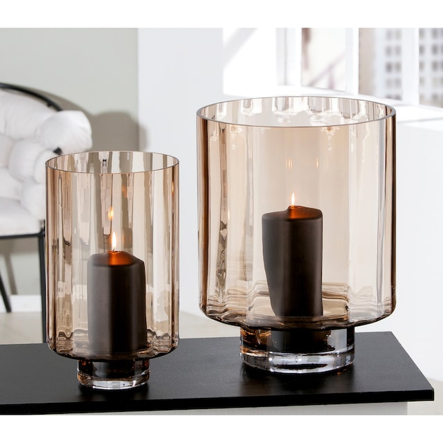 GILDE Windlicht »Novus«, (1 St.), Kerzenhalter aus Glas kaufen | BAUR