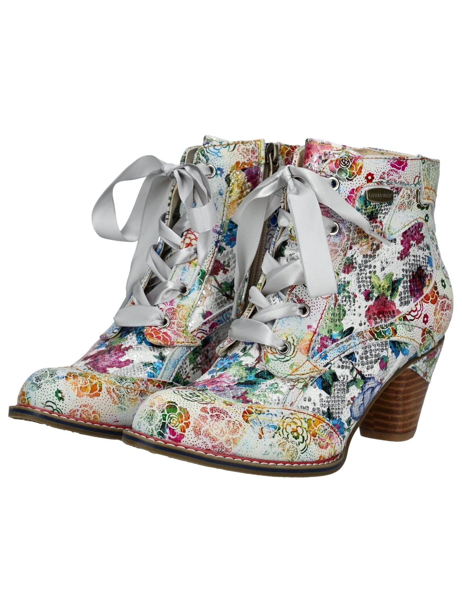 LAURA VITA Schnürstiefelette »LAURA VITA Stiefelette Leder/Textil«