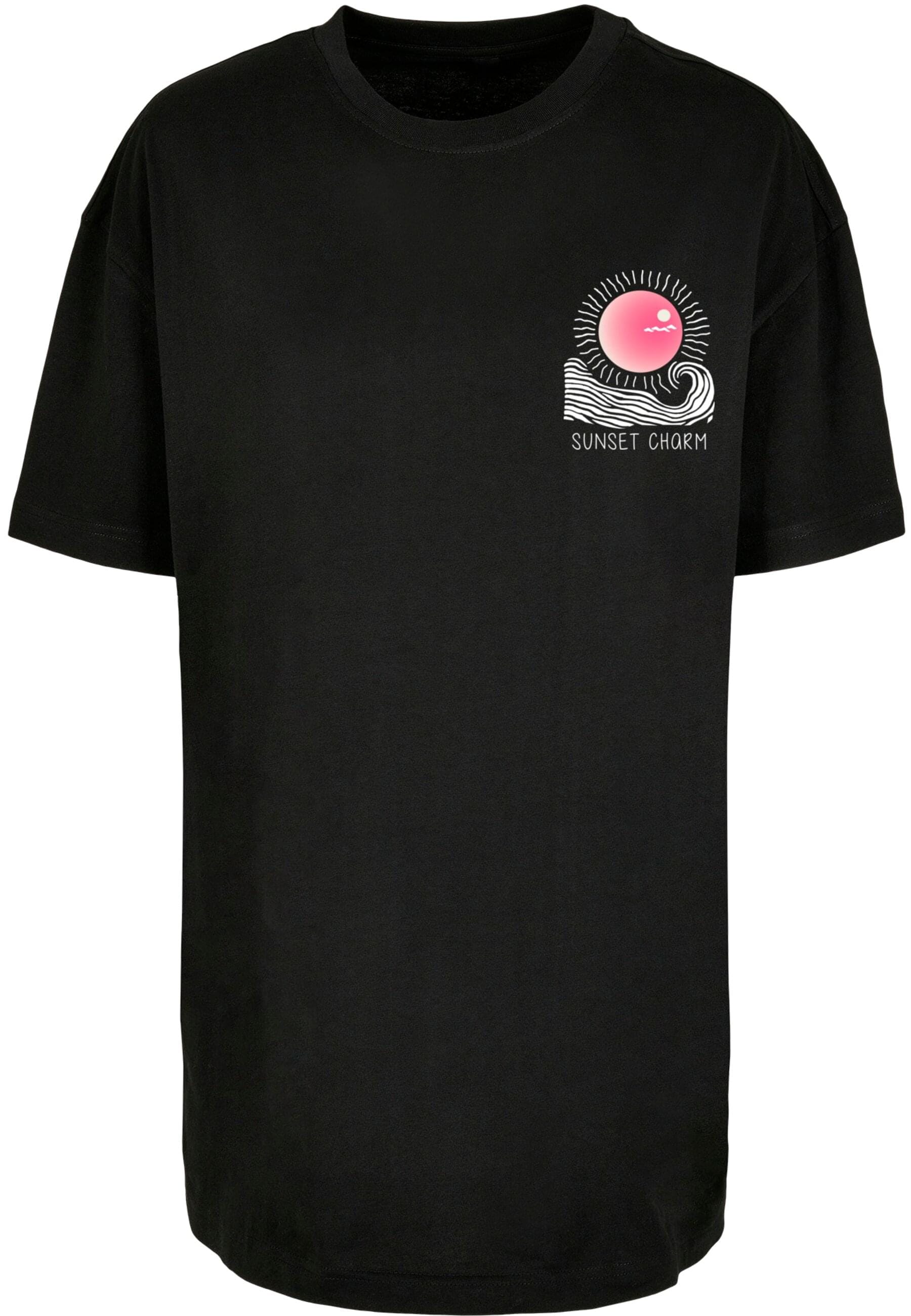 Merchcode T-Shirt "Merchcode Ladies Sunset Charm Oversized Tee" 1 Stk. günstig online kaufen
