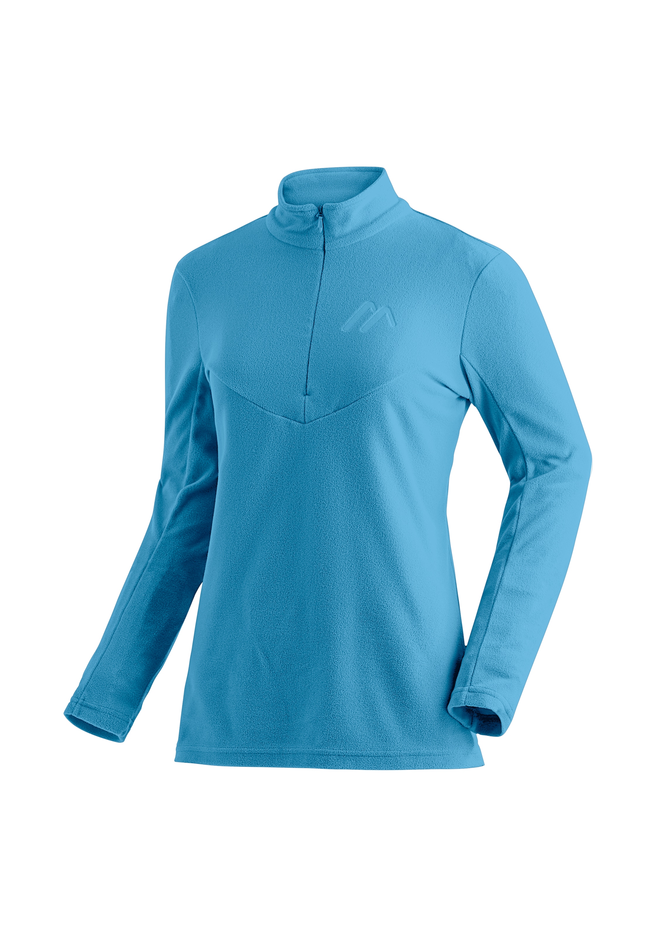Maier Sports Fleecepullover »Denise HZ W«, Damen Midlayer, pflegeleichtes Half-Zip Fleece
