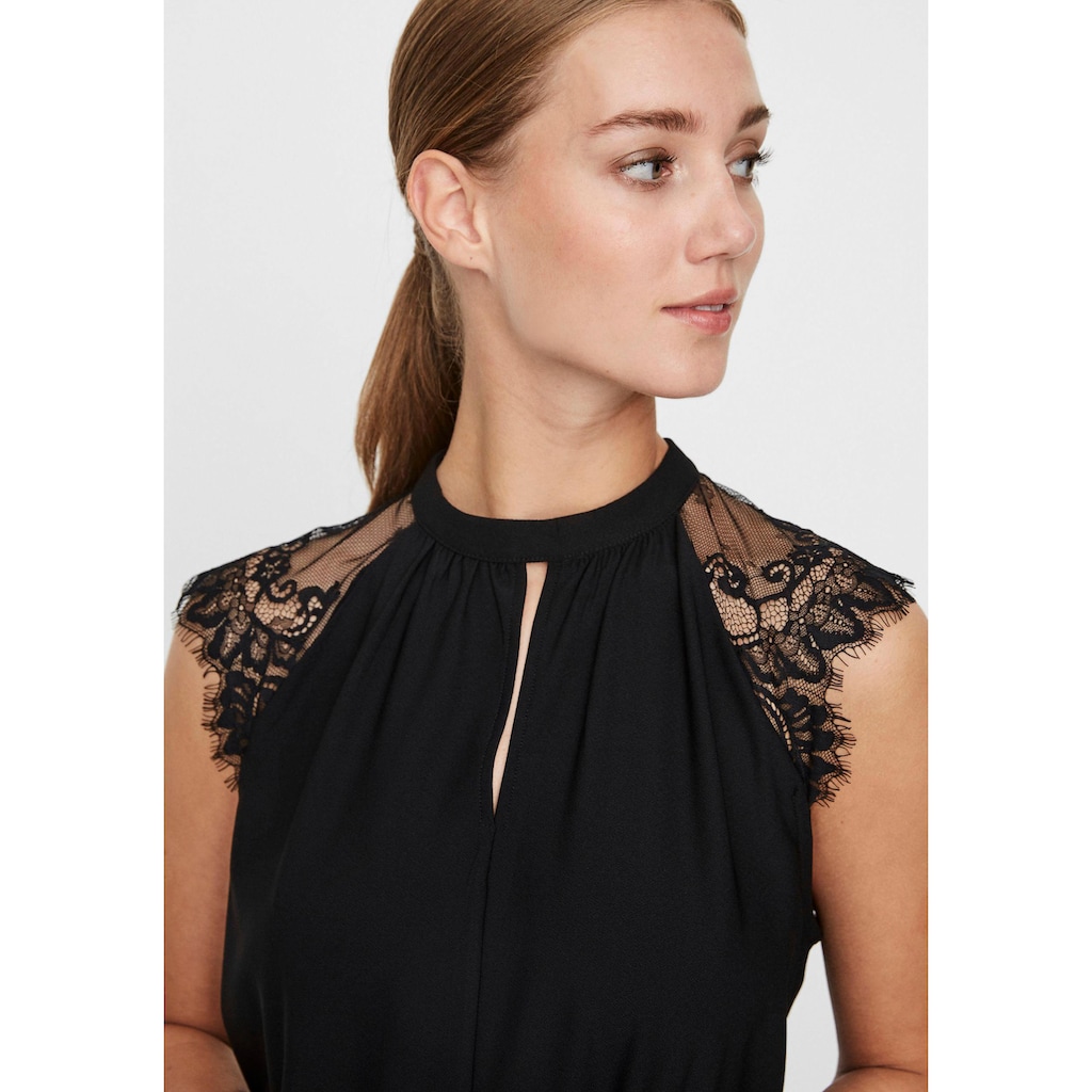 Vero Moda Spitzentop »VMMILLA SL LACE TEE«