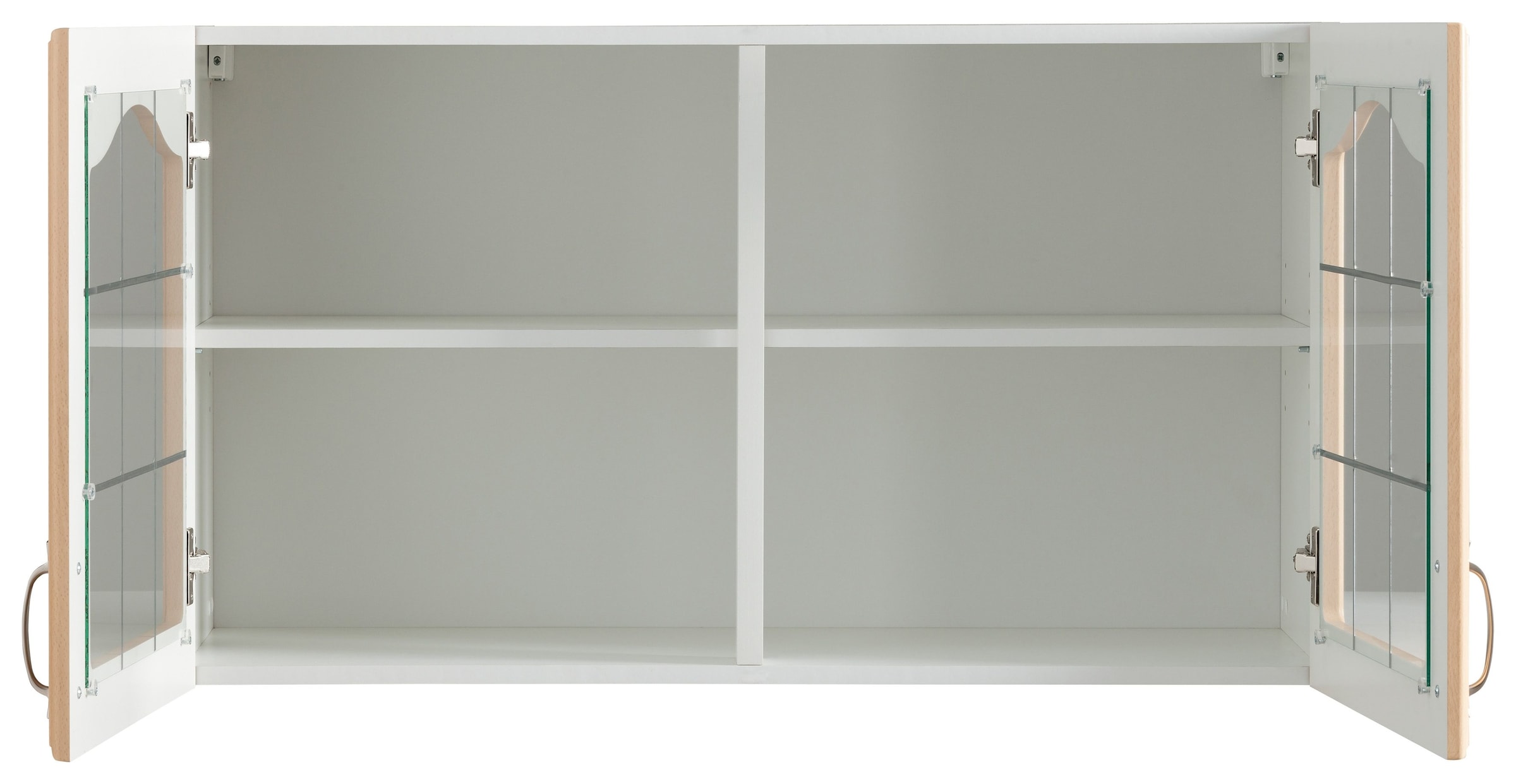 wiho Küchen Glashängeschrank »Linz« 100 cm breit, mit 2 Glastüren