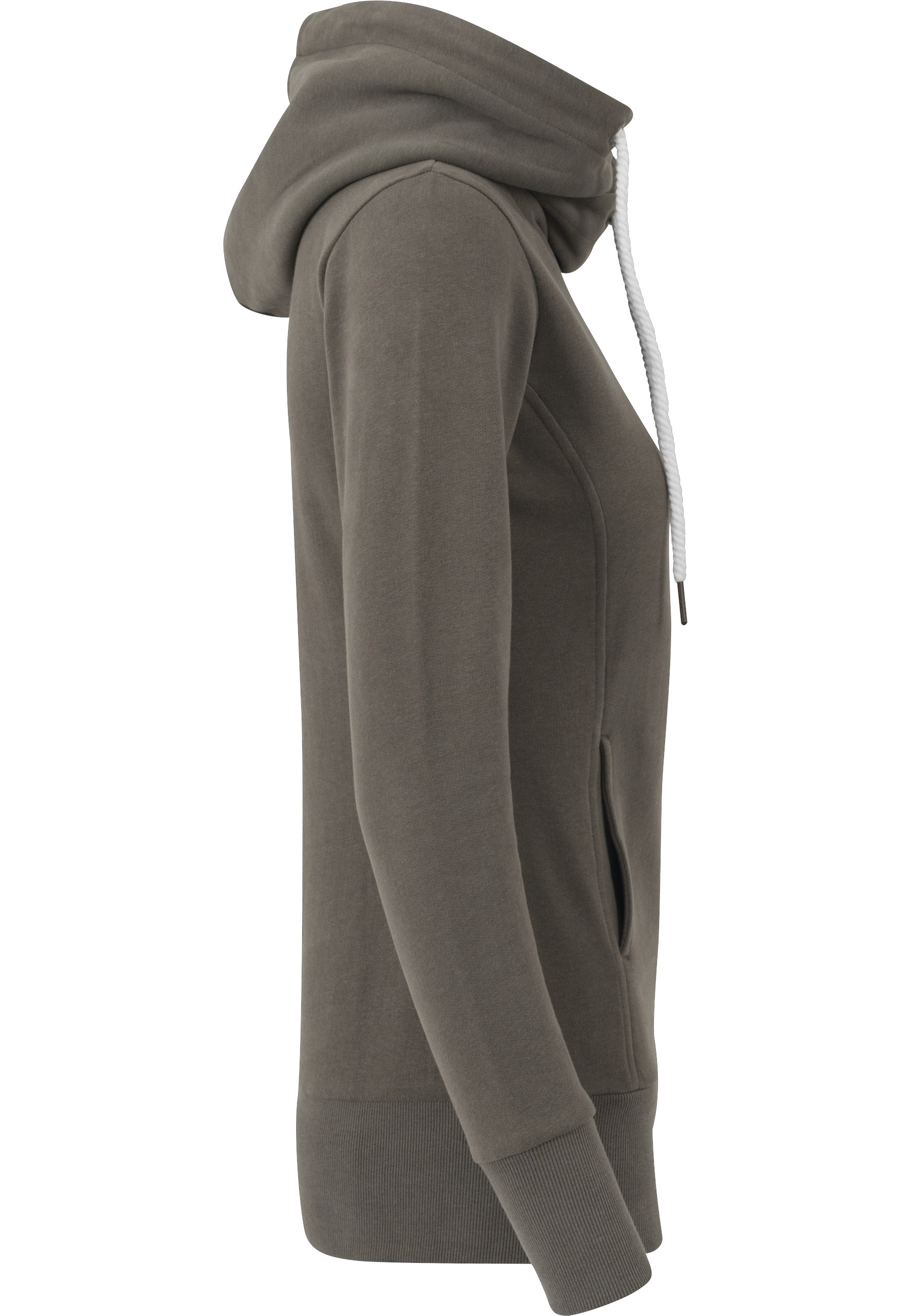 URBAN CLASSICS Kapuzenpullover »Urban Classics Damen Ladies Long Logopatch Hoody« 1 Stk.