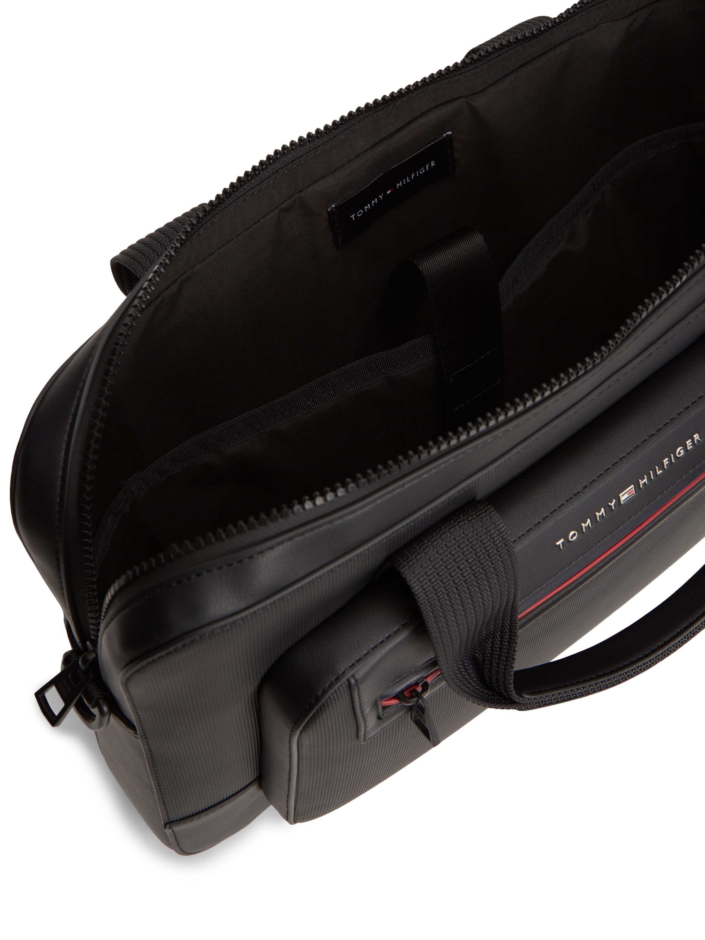 Porte document Tommy Hilfiger TH FOUNDATION COMPUTER BAG Noir Unique hommes 3