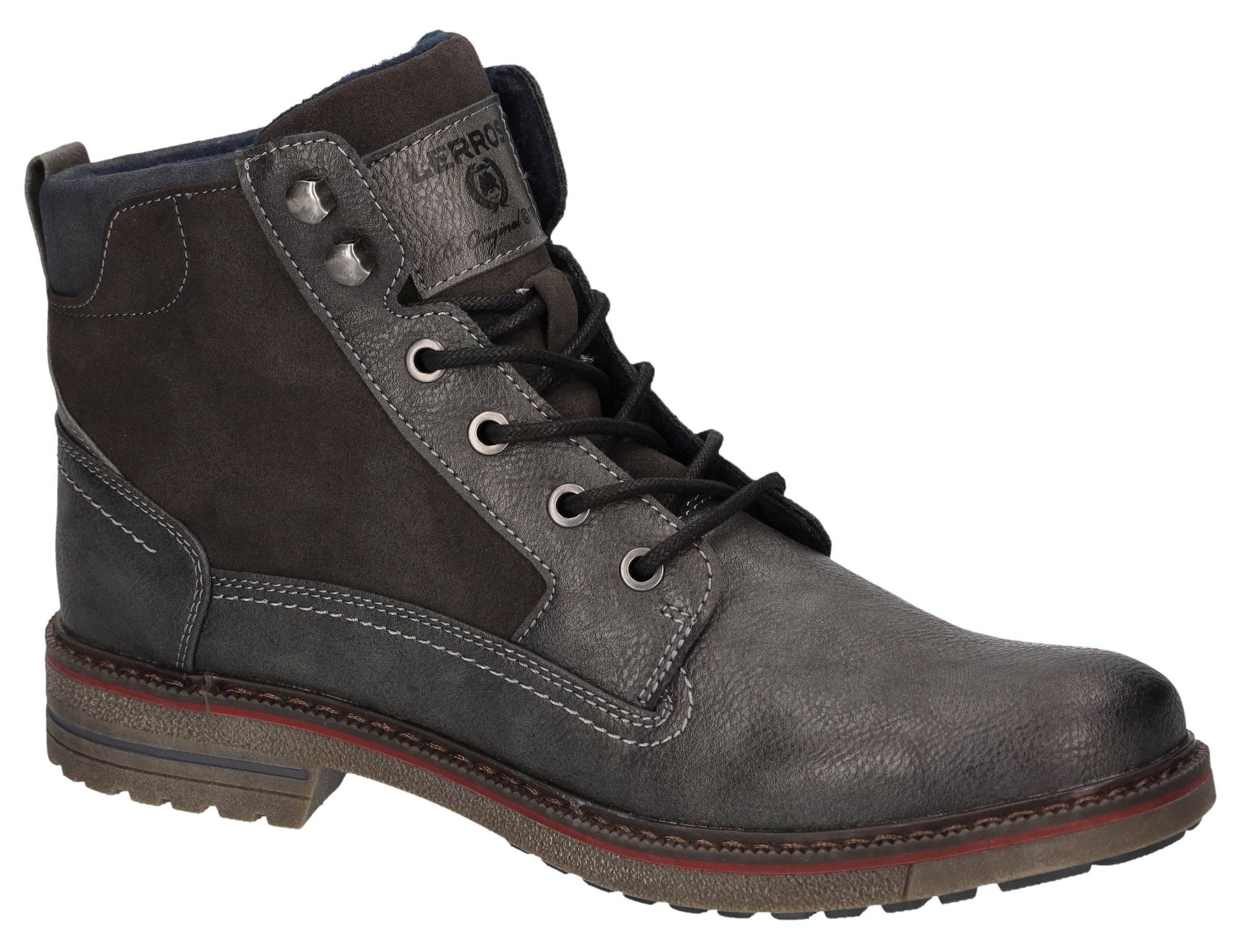 LERROS Schnürboots, Schnürboots, mit seitlichem Reißverschluss