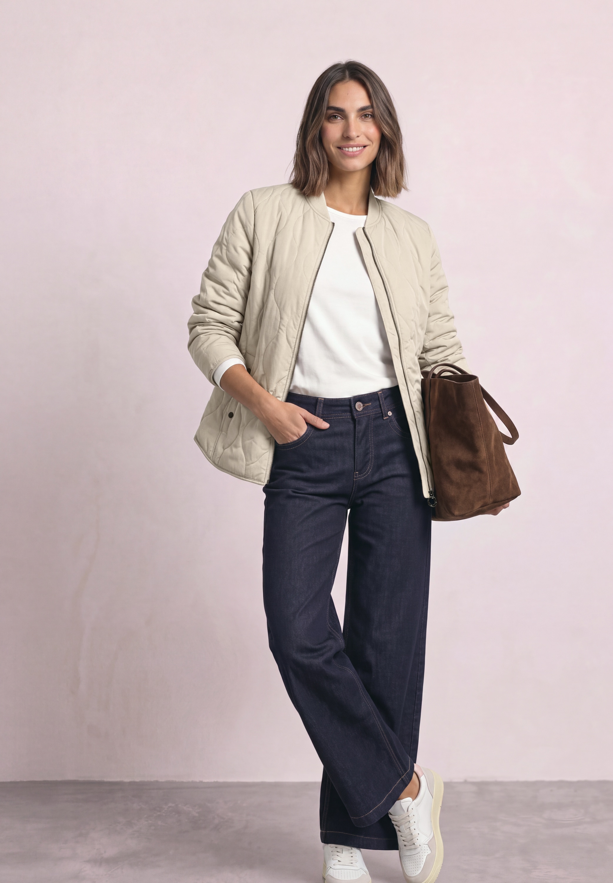 STREET ONE Steppjacke ohne Kapuze mit moderner Steppung