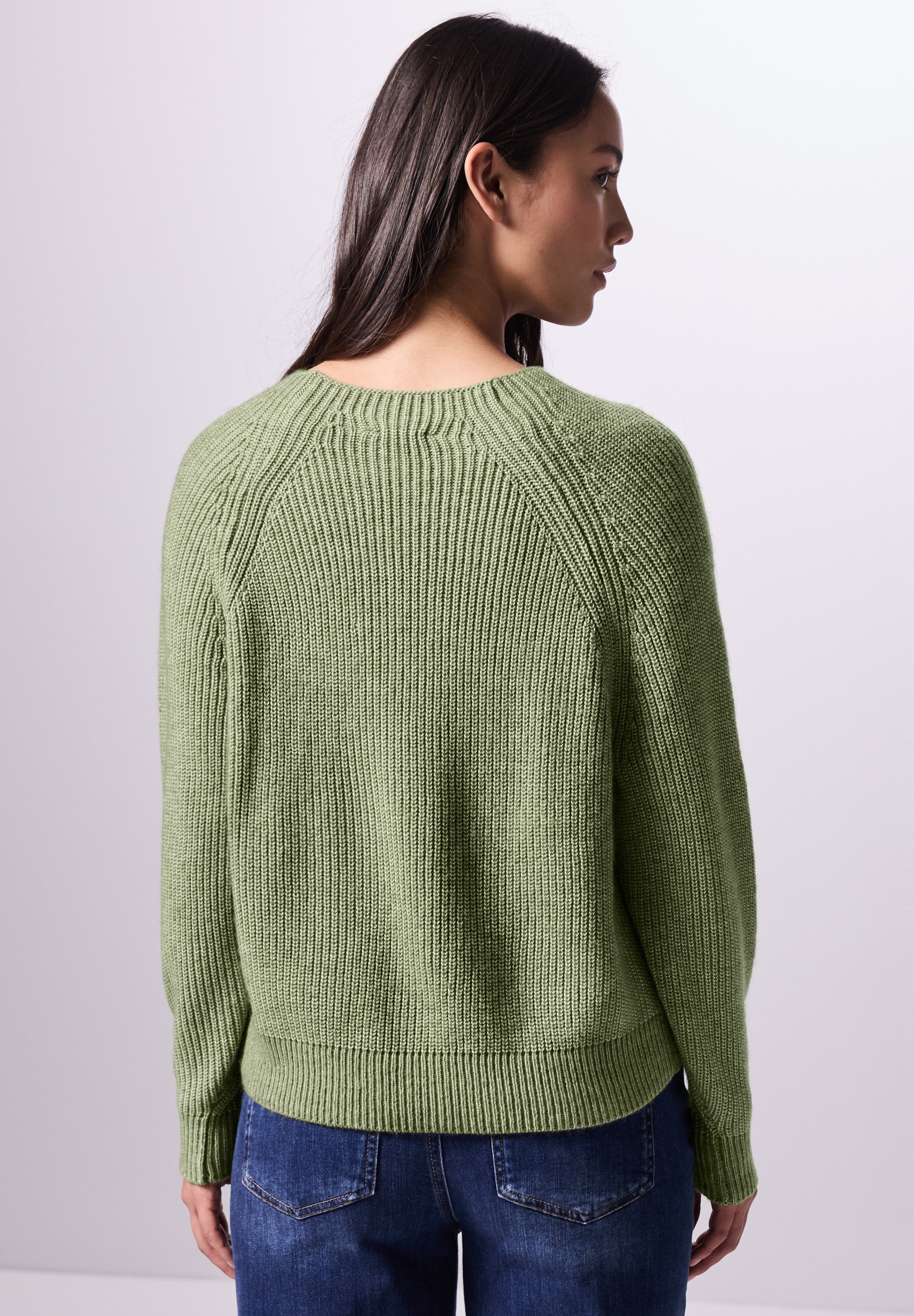 STREET ONE STUDIO Strickpullover, im soften Baumwoll-Mix