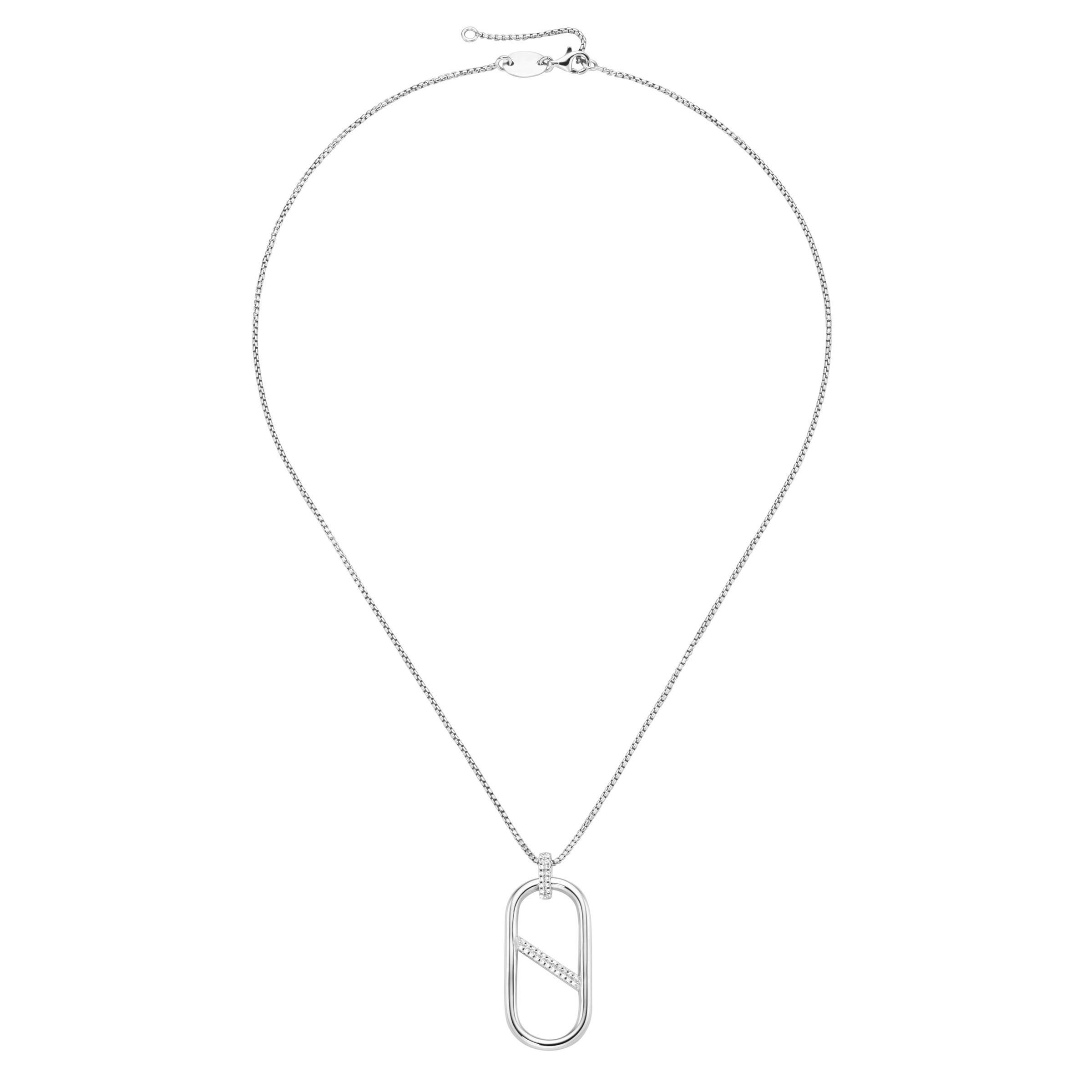 GIORGIO MARTELLO MILANO Kette mit Anhänger »Anhänger mit Zirkonia, Silber 925«