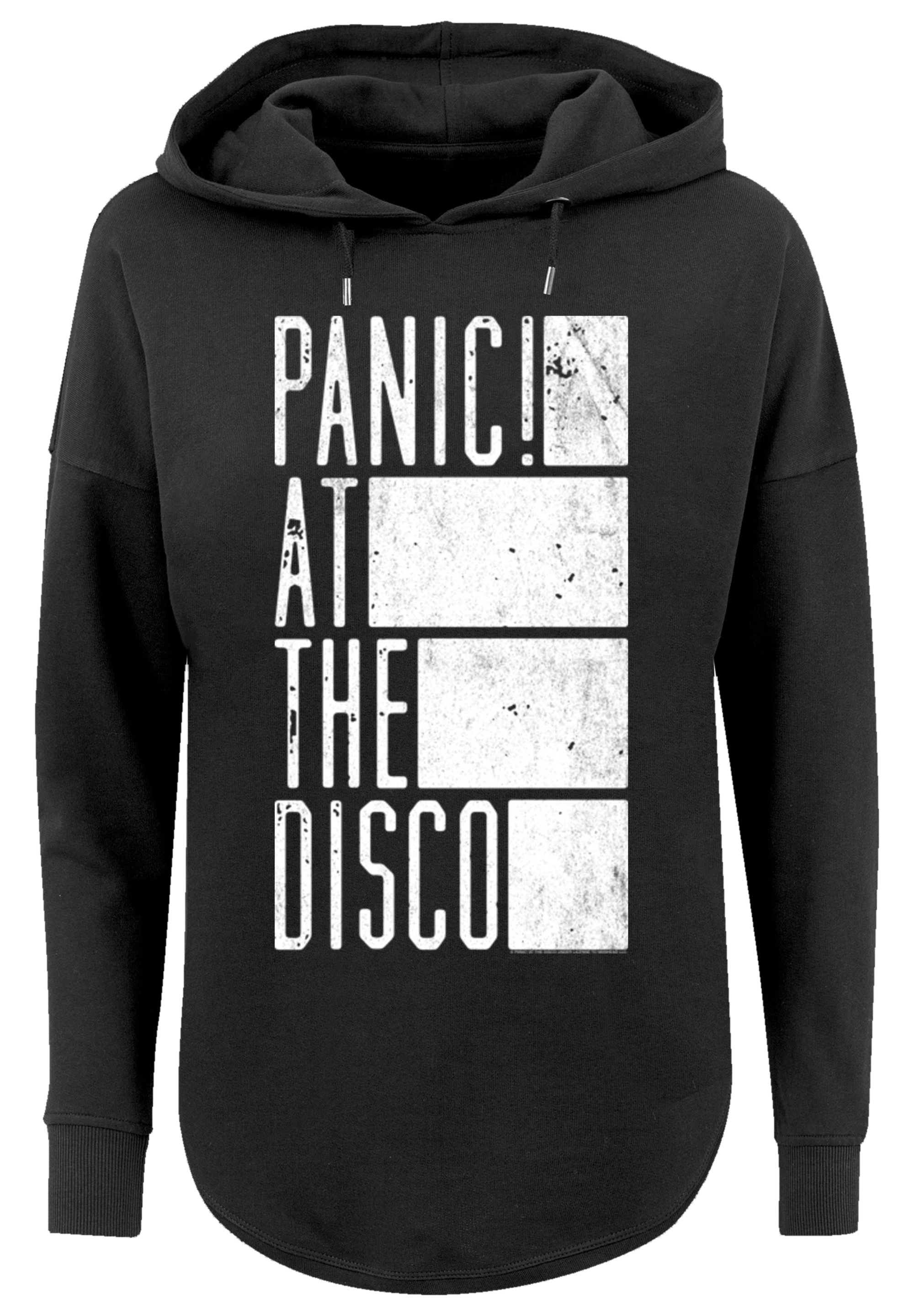F4NT4STIC Kapuzenpullover »Panic At The Disco Block Text«, Premium Qualität