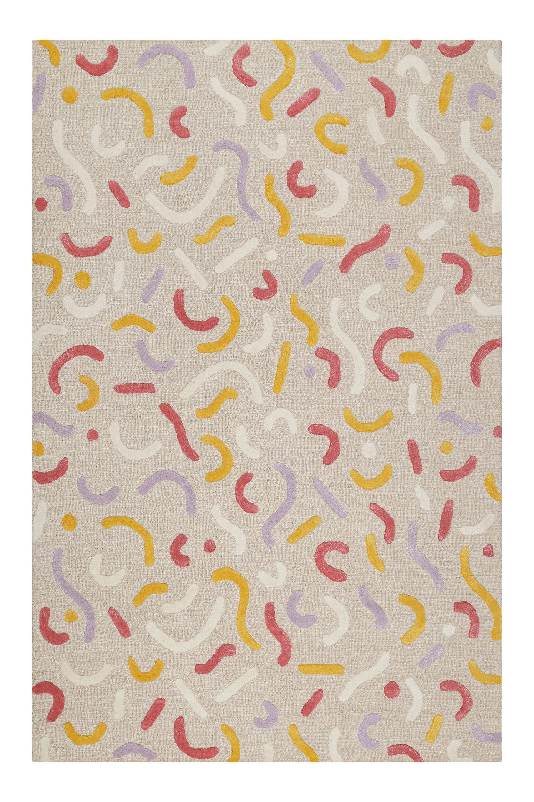Smart Kids Confetti 2.0 Childrens Rug Beige 70x140cm 3