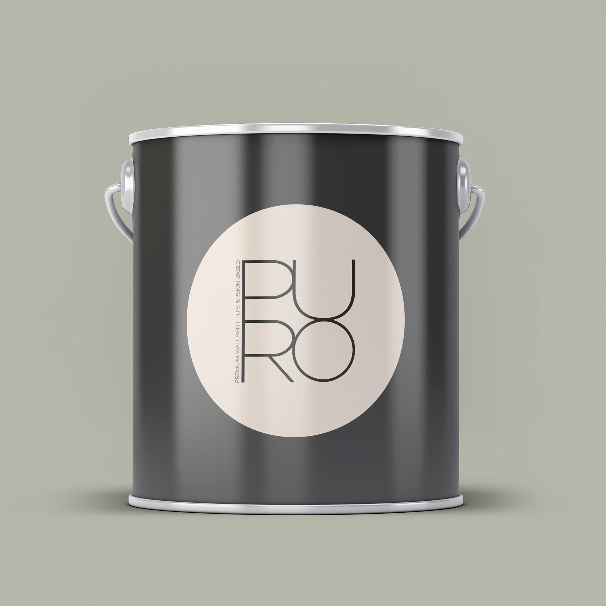 A.S. CRÉATION Wandfarbe "Premium Innenwandfarbe PURO Tuchmatt calm taupe", 5 l 5mlc7005 calm taupe, Farben, ideal für Wohnzimmer, Schlafzimmer, Flur