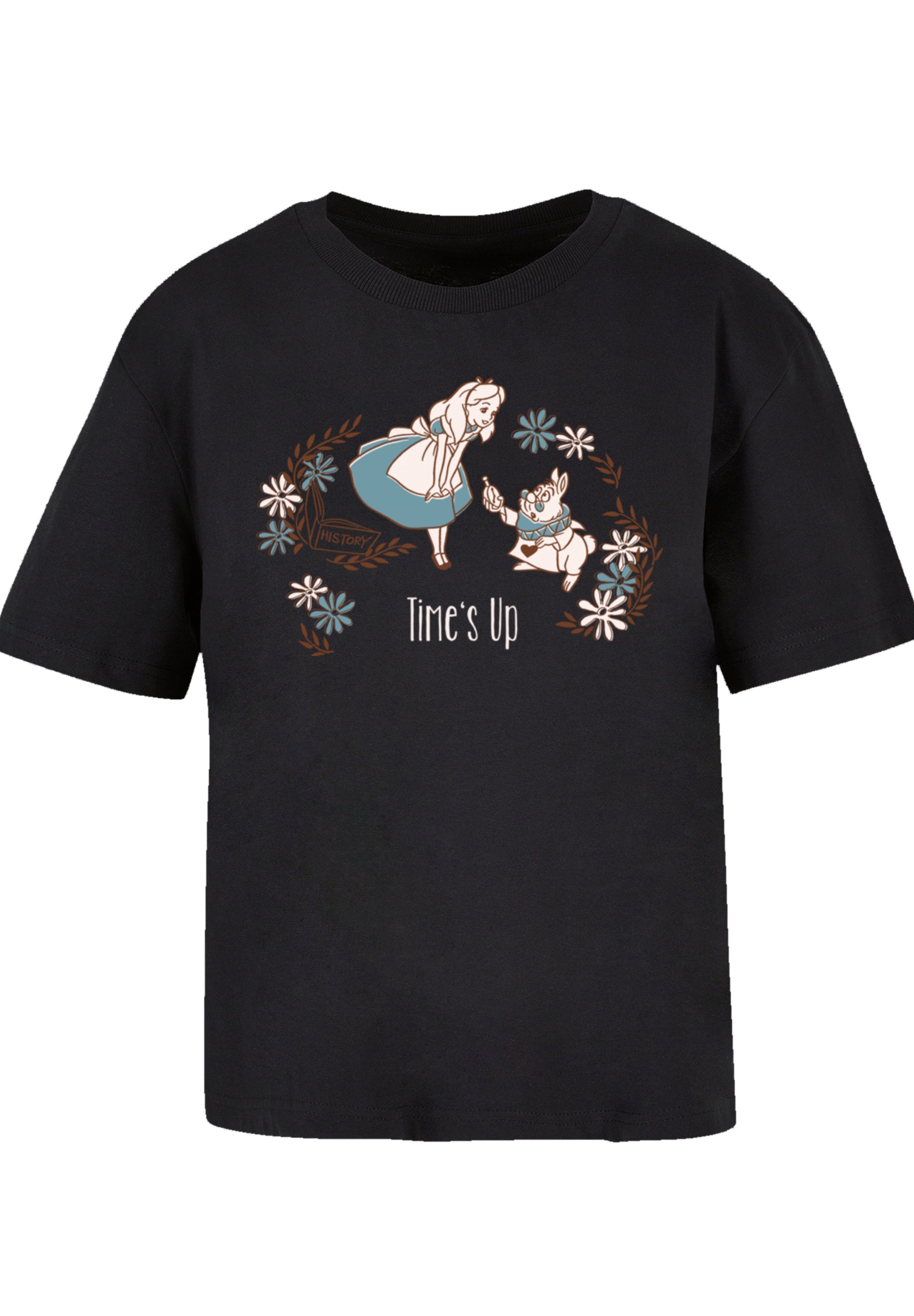 F4NT4STIC T-Shirt »Disney Alice im Wunderland Time's Up«, Premium Qualität